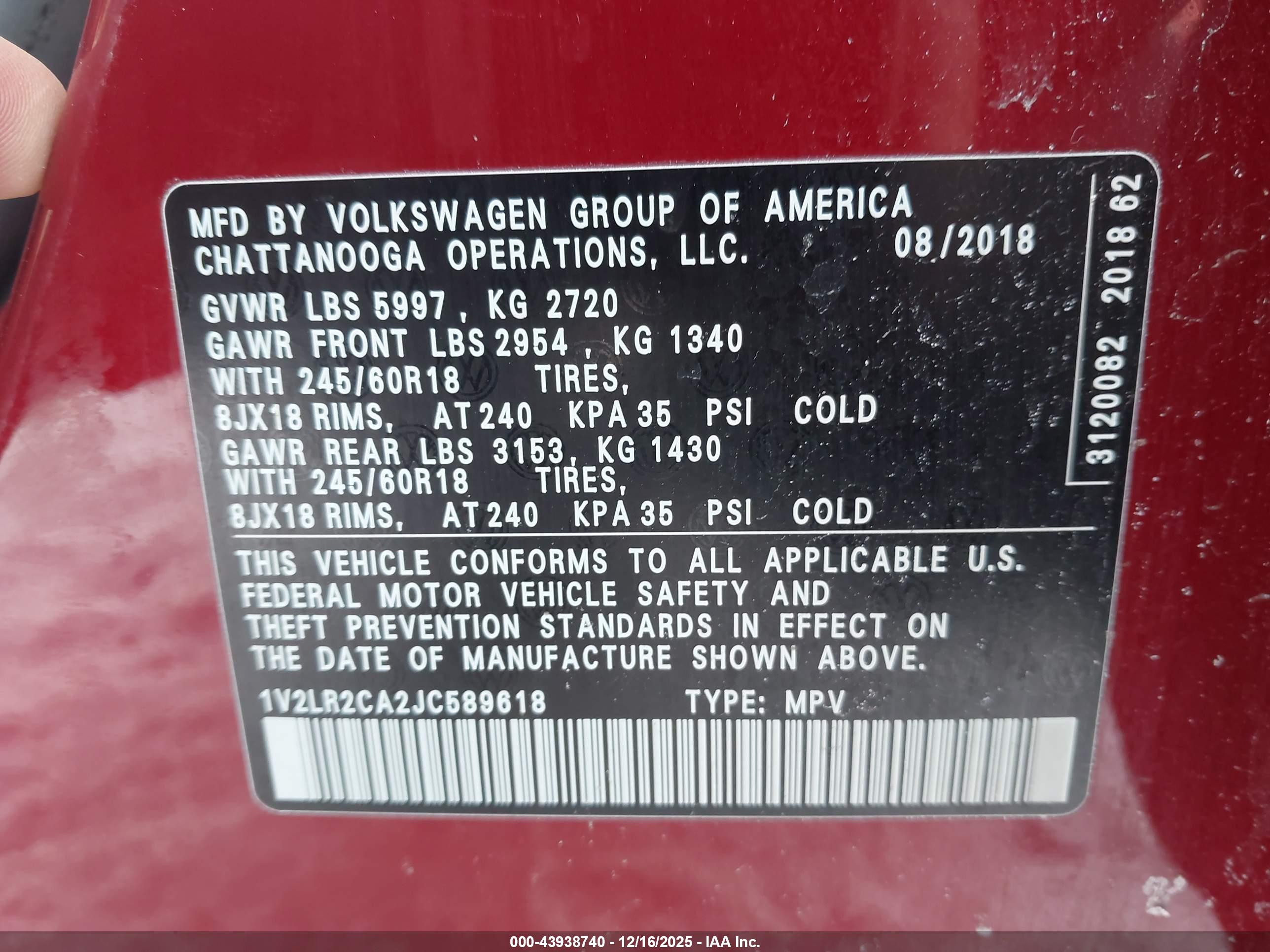 VOLKSWAGEN ATLAS image 9