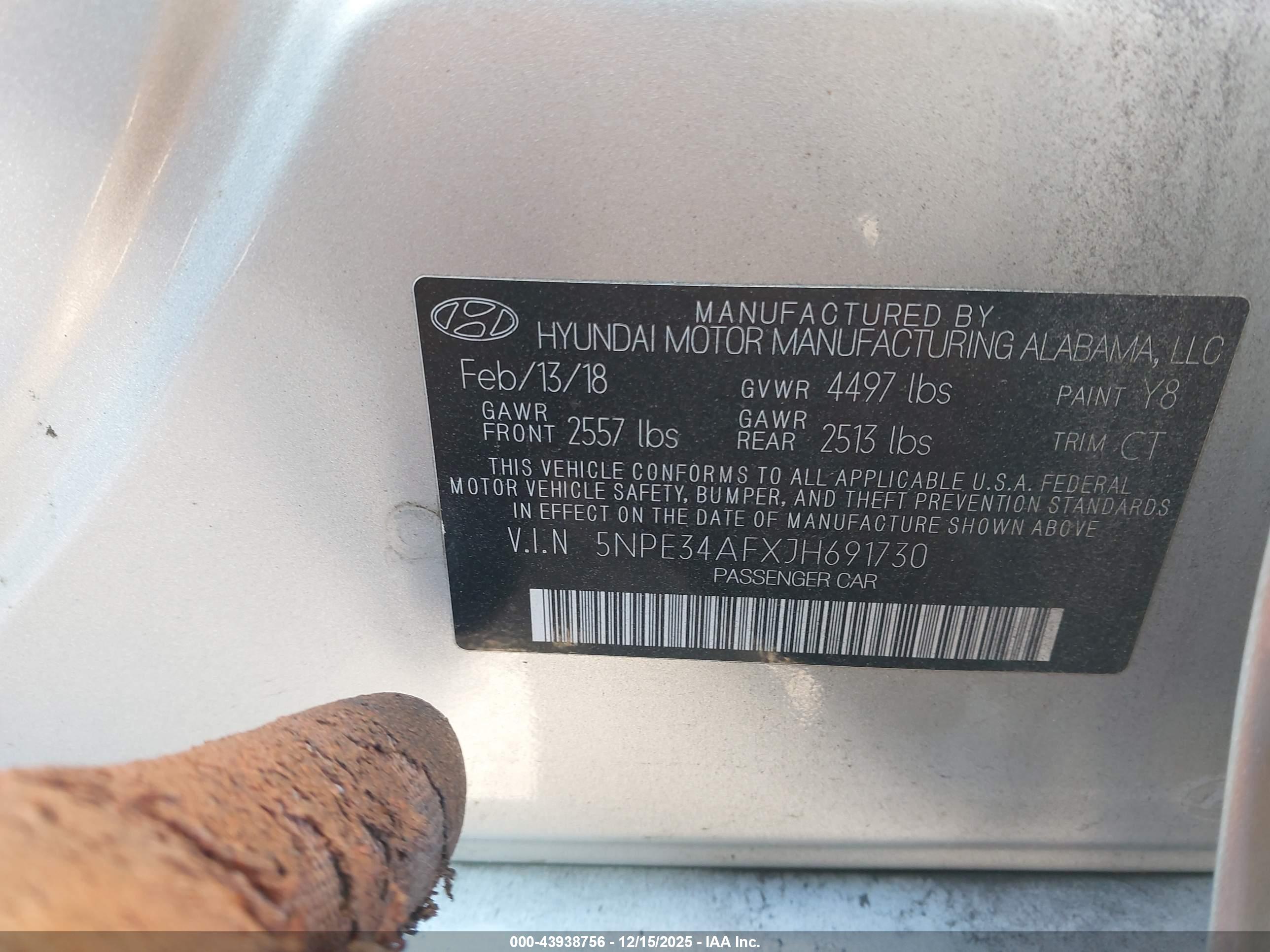 HYUNDAI SONATA image 9
