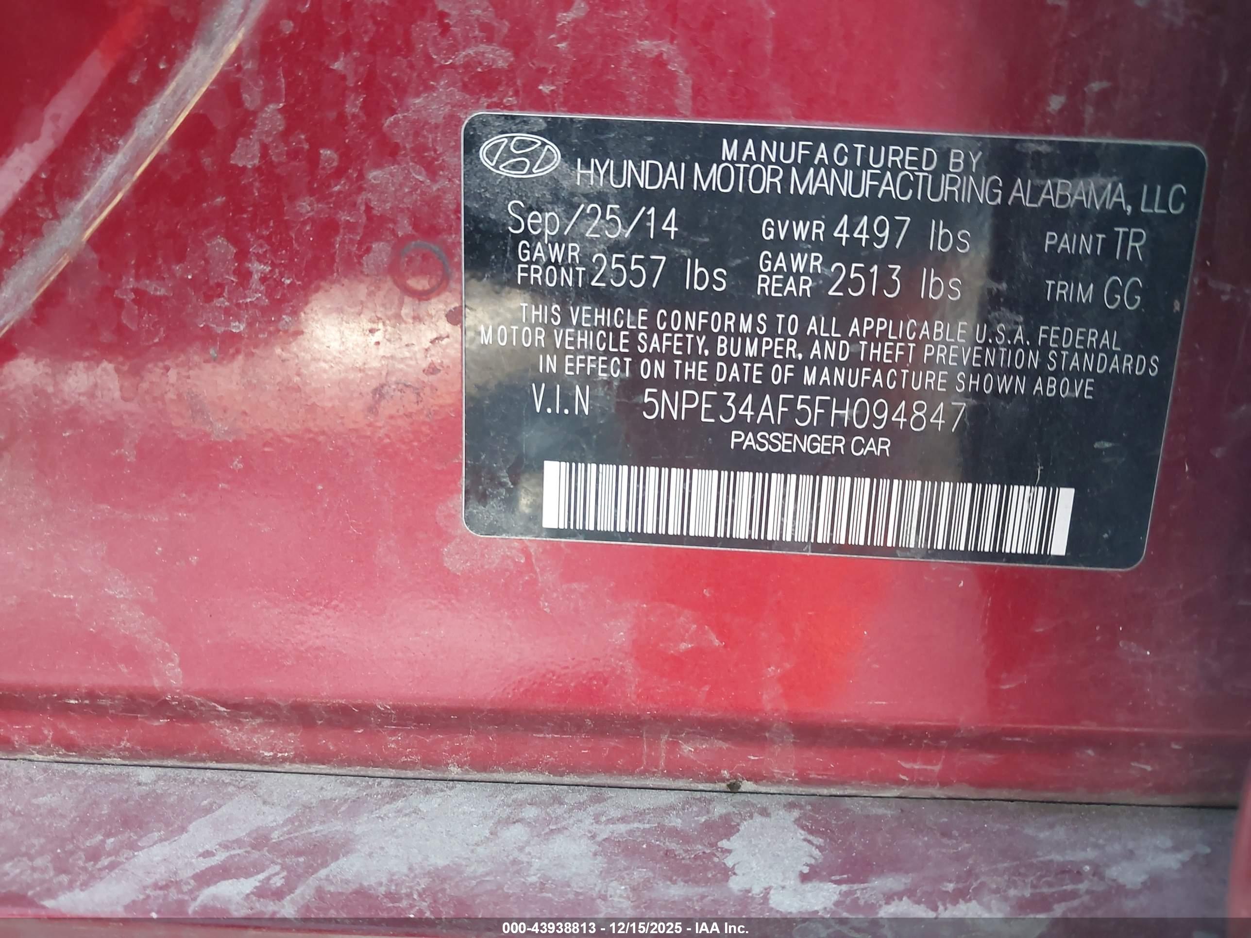HYUNDAI SONATA image 9