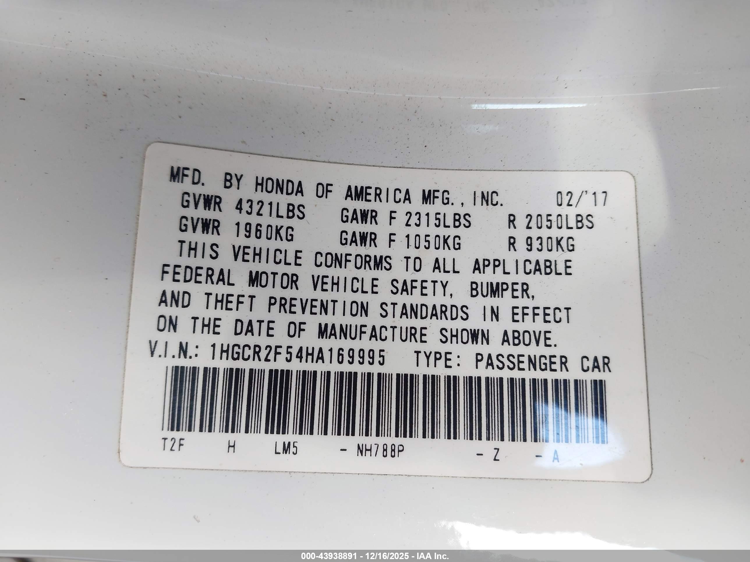 HONDA ACCORD image 9