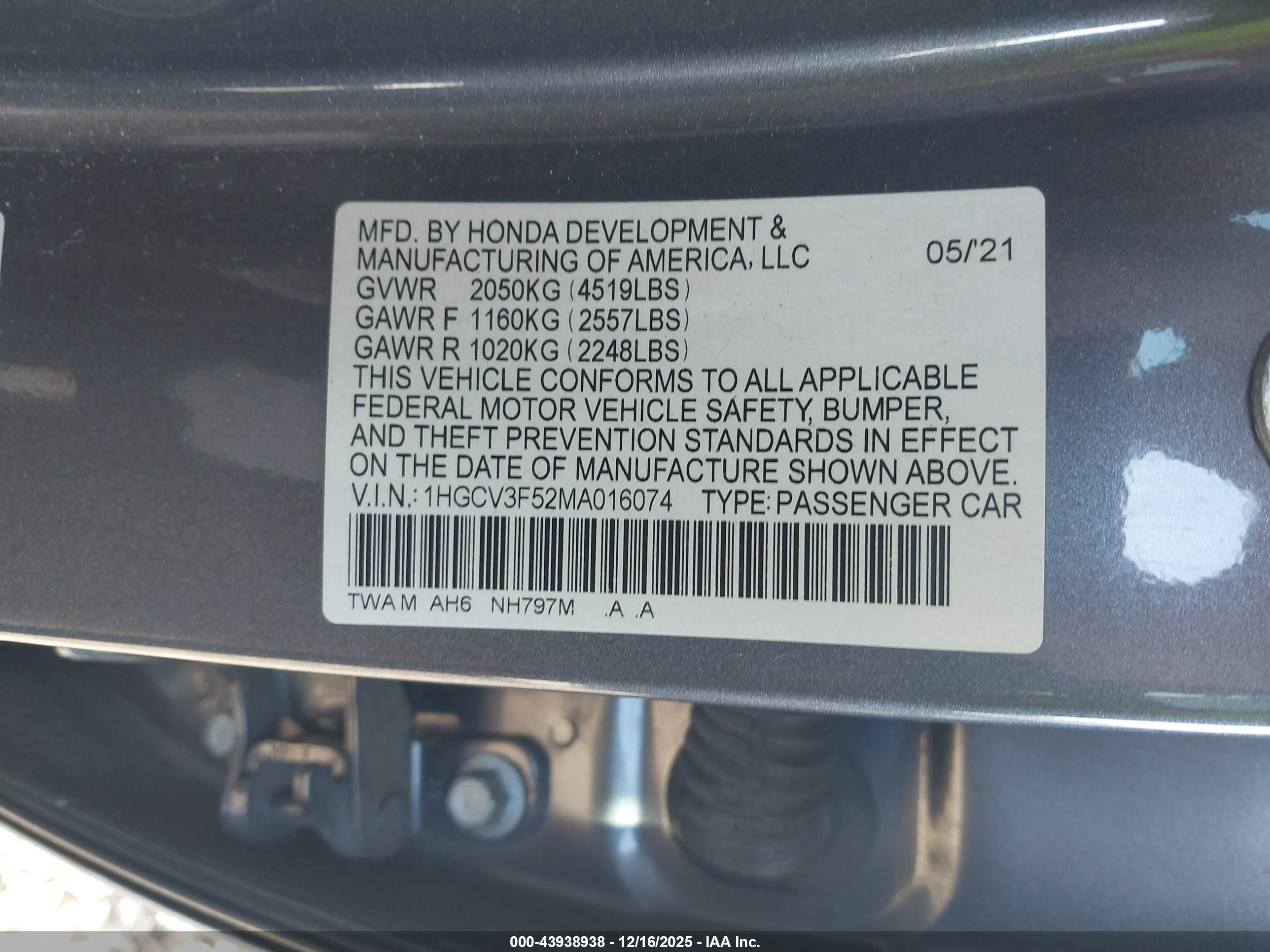 HONDA ACCORD image 9