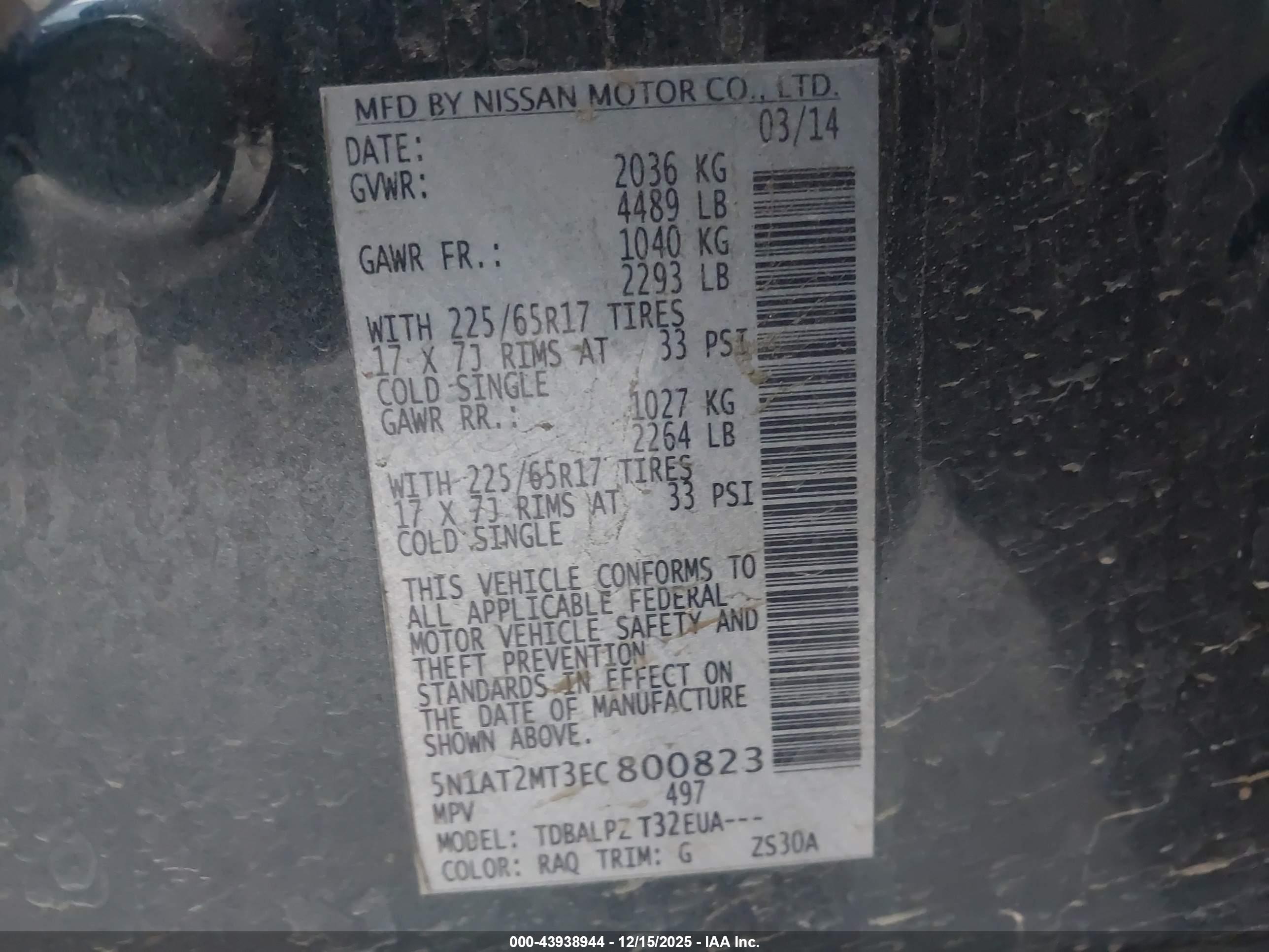NISSAN ROGUE image 9