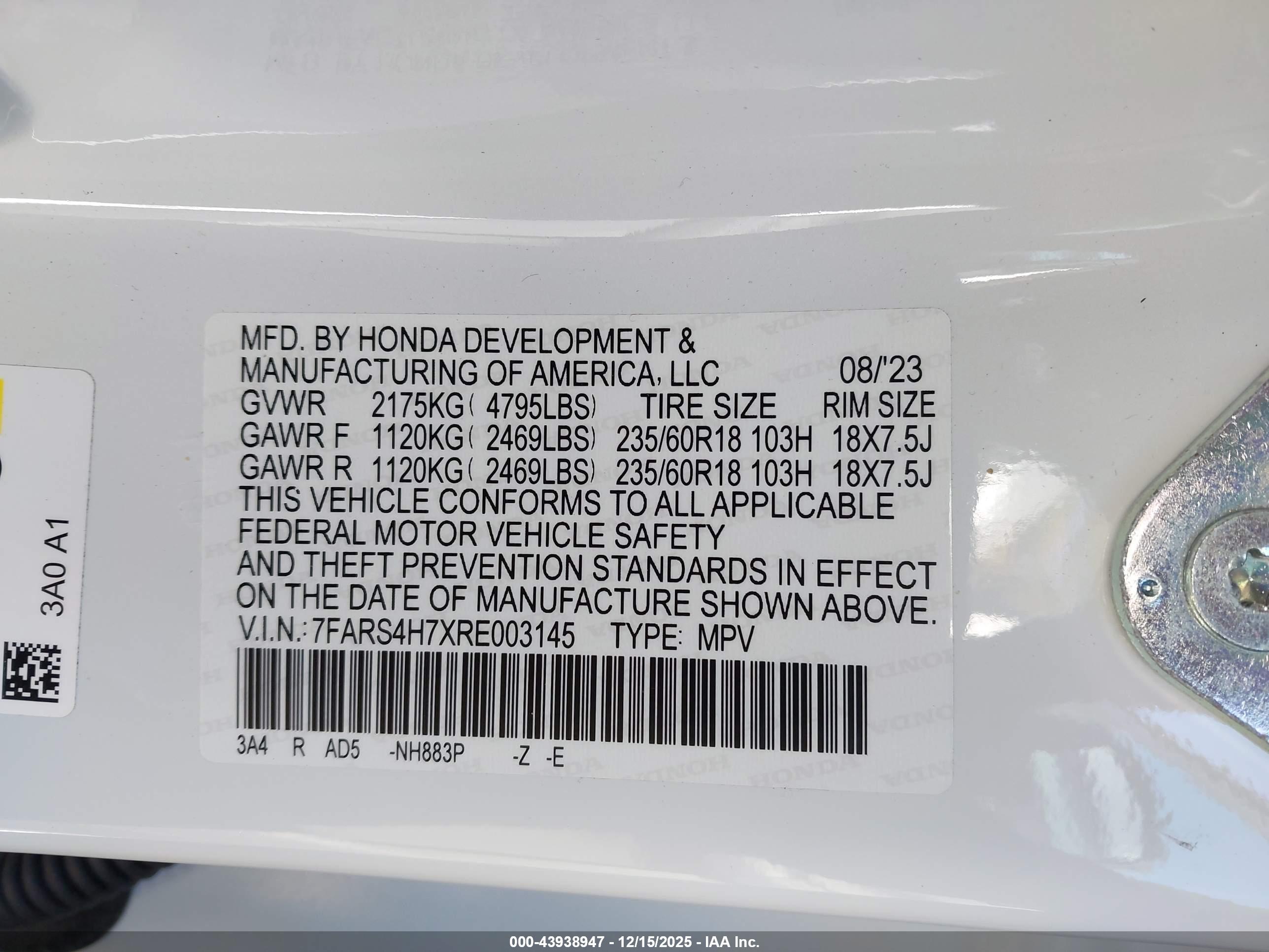 HONDA CR-V image 9
