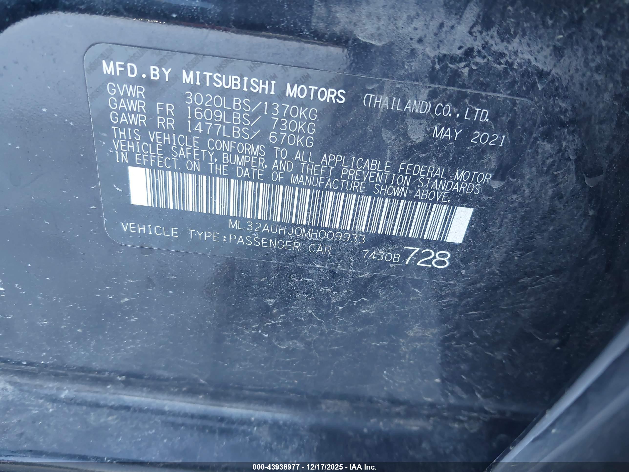 MITSUBISHI MIRAGE image 9