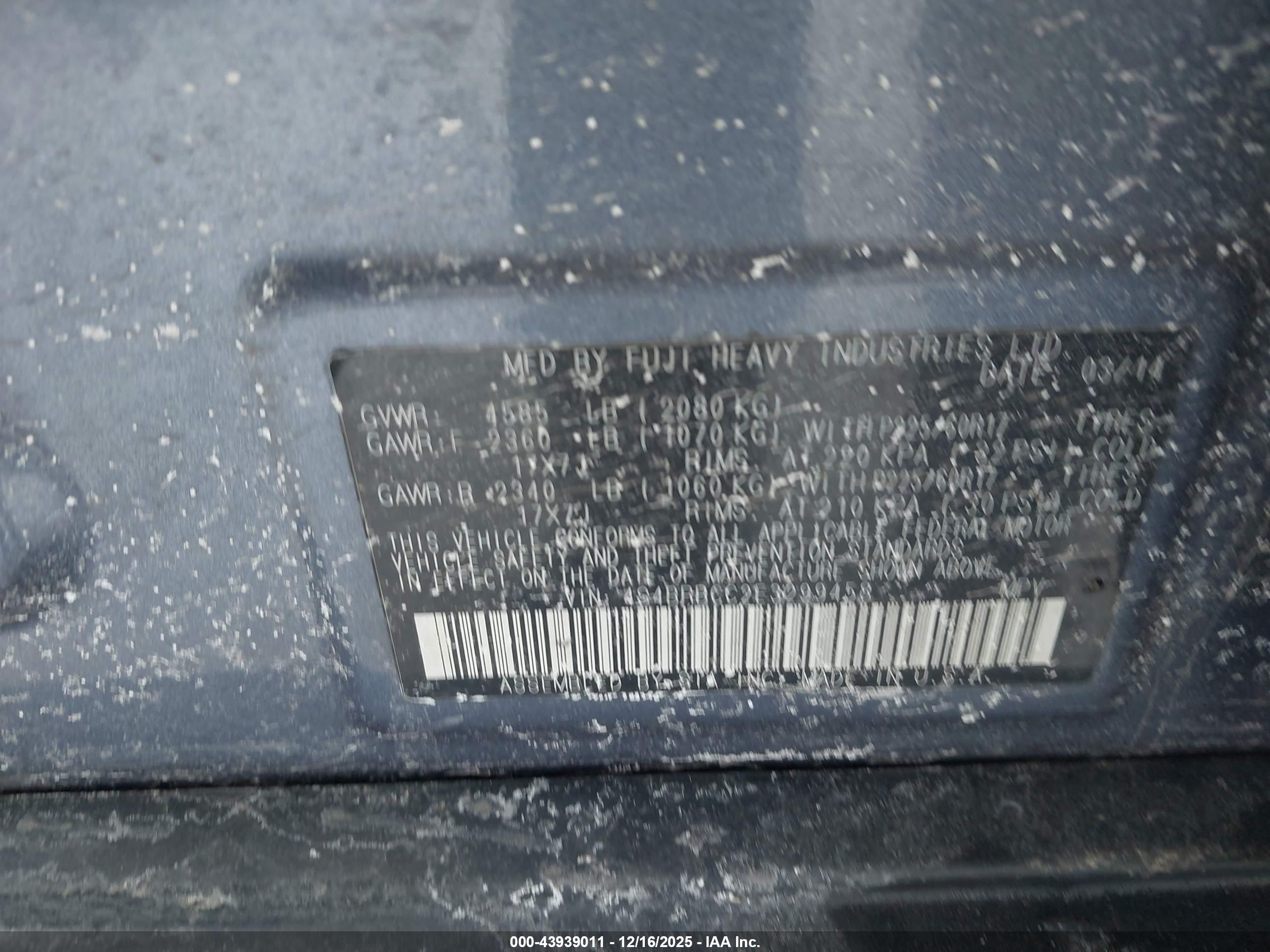SUBARU OUTBACK image 9