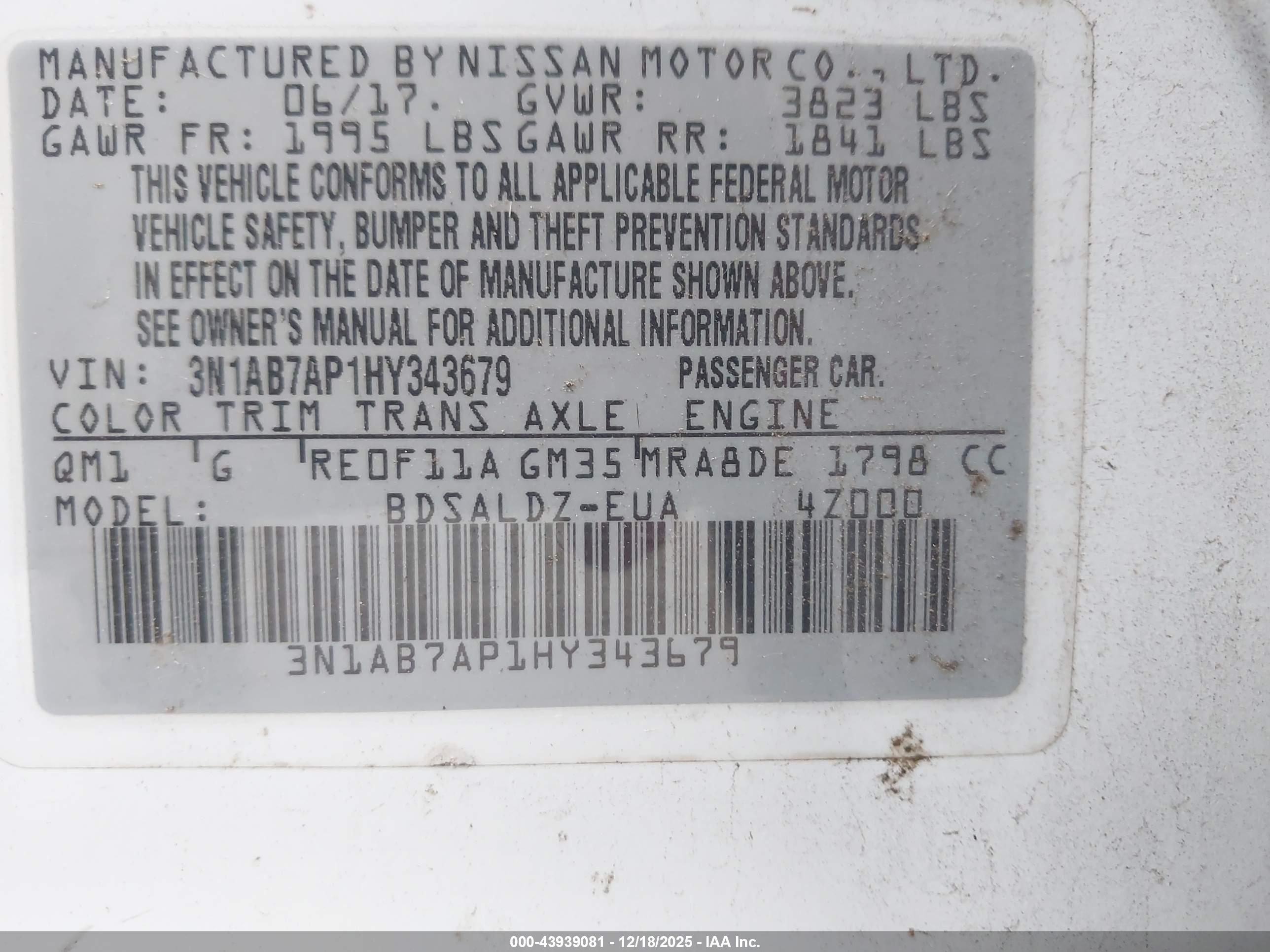 NISSAN SENTRA image 9