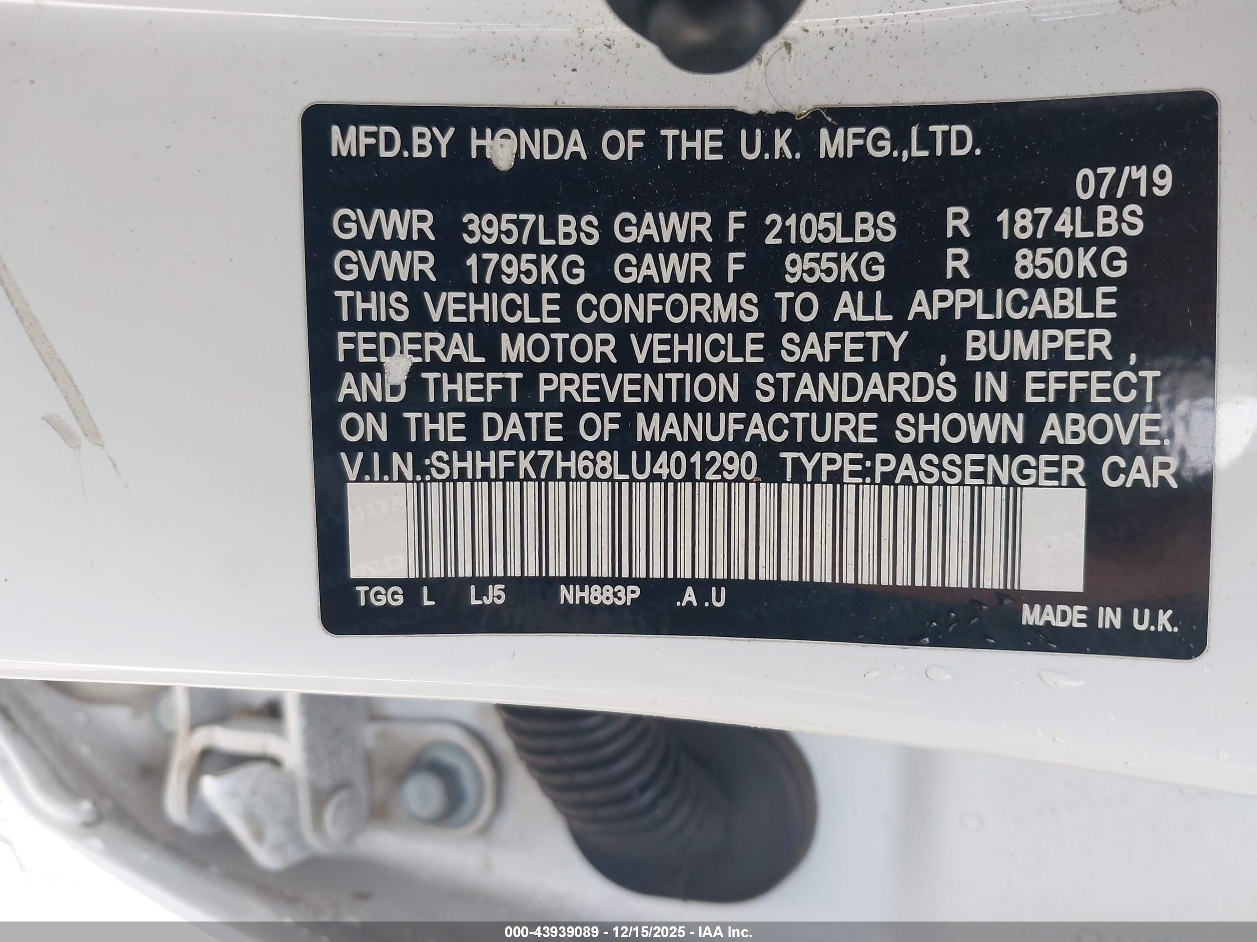 HONDA CIVIC image 9