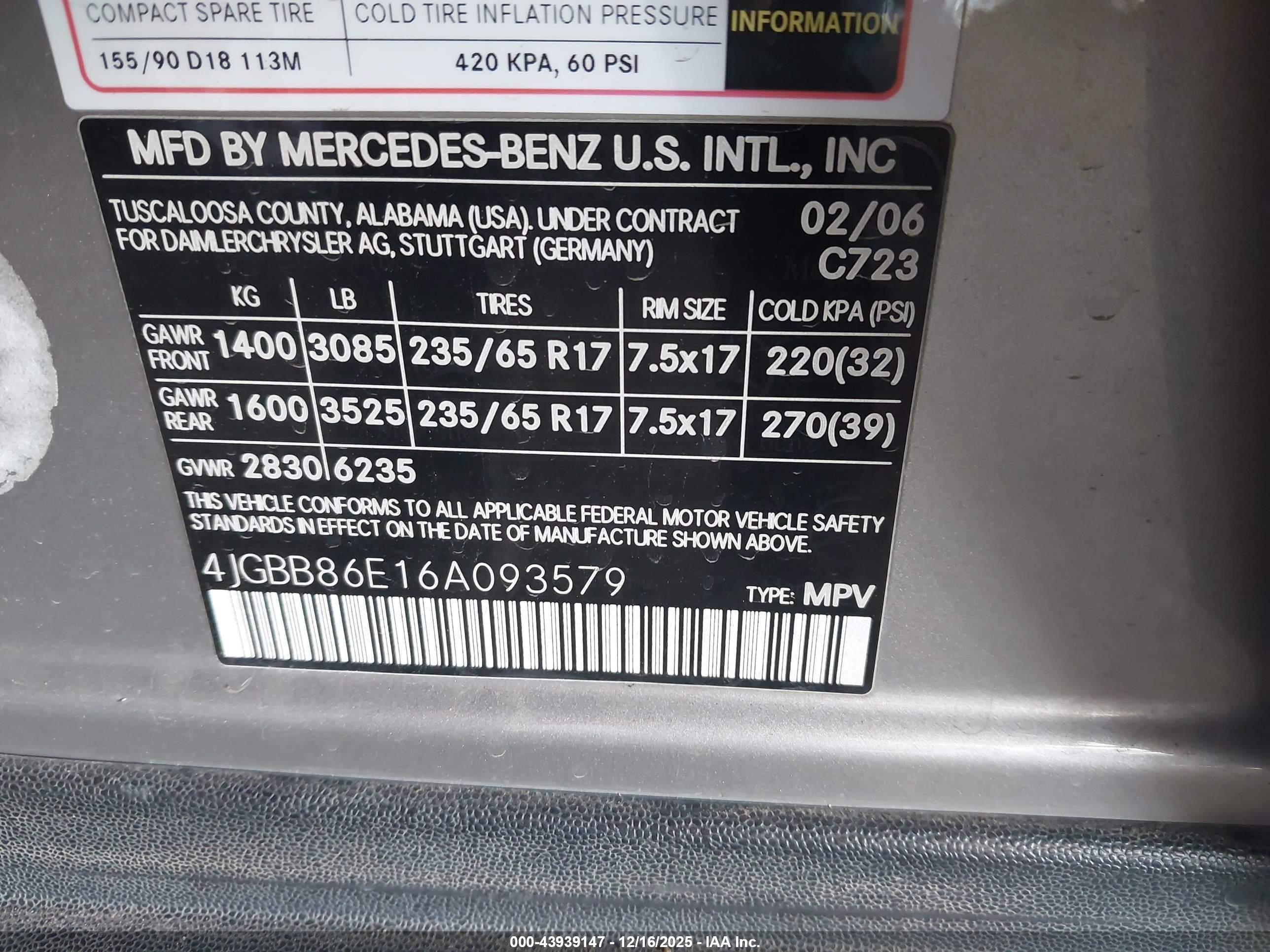 MERCEDES-BENZ ML image 9