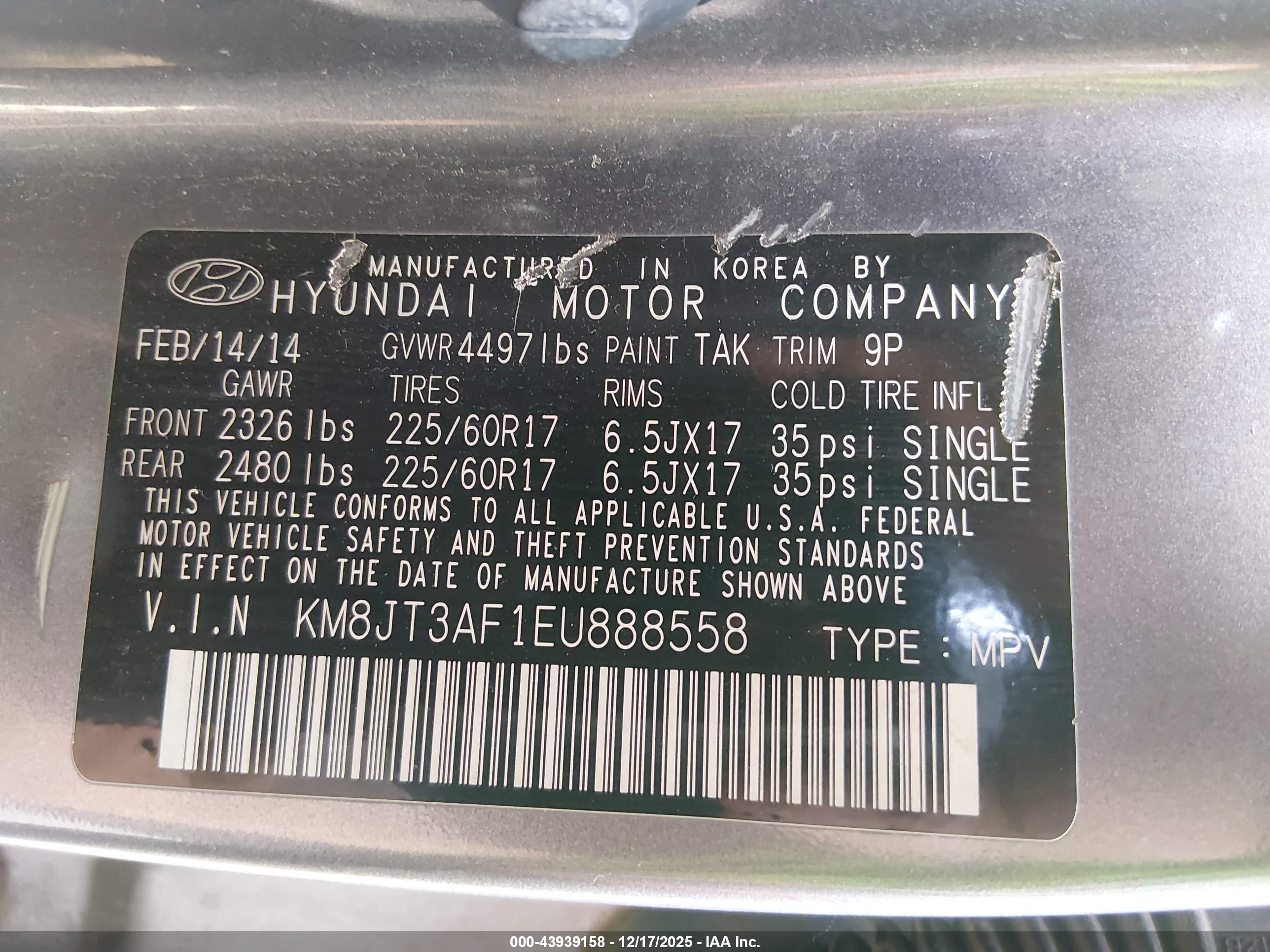 HYUNDAI TUCSON image 9