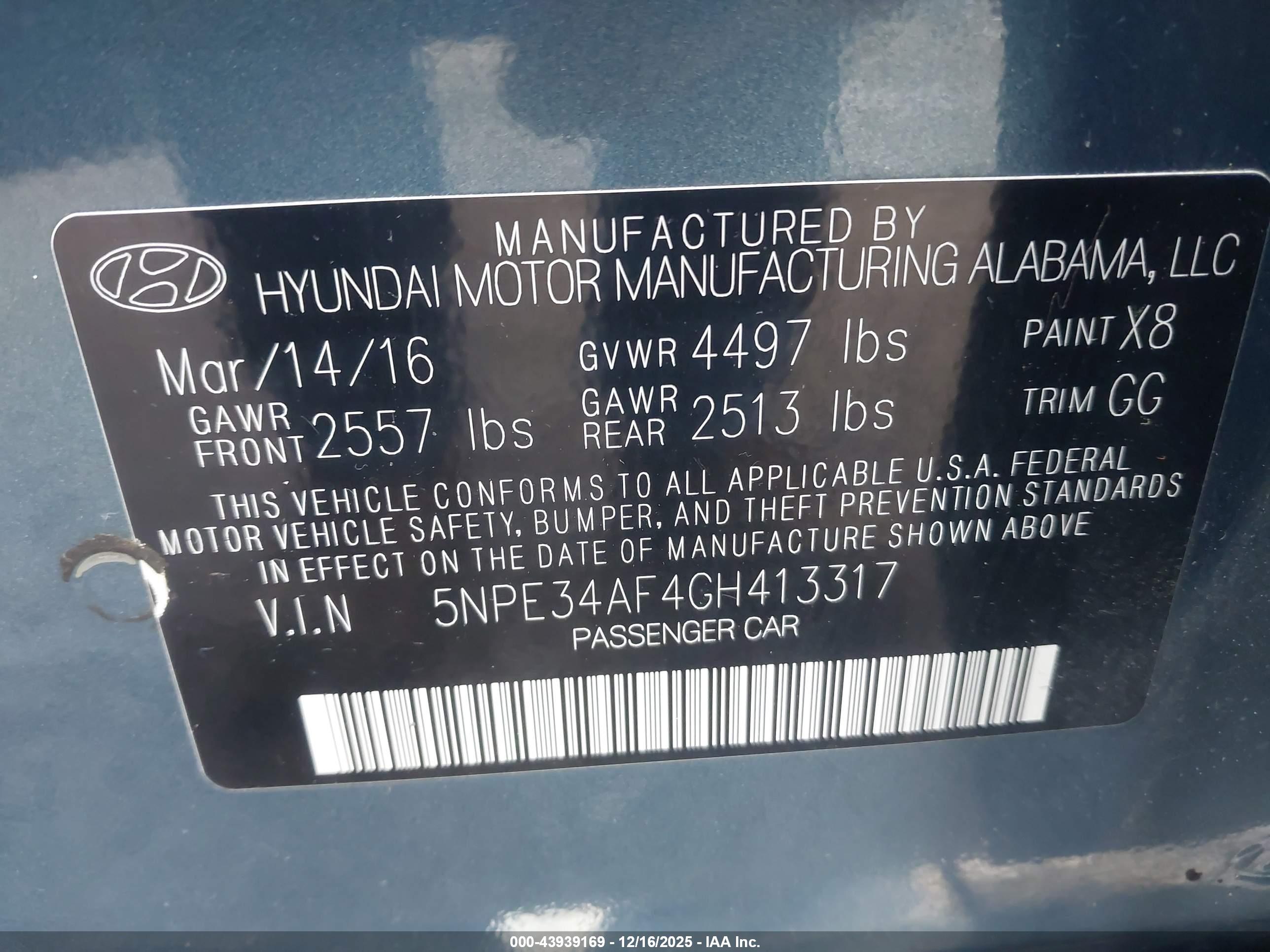 HYUNDAI SONATA image 9