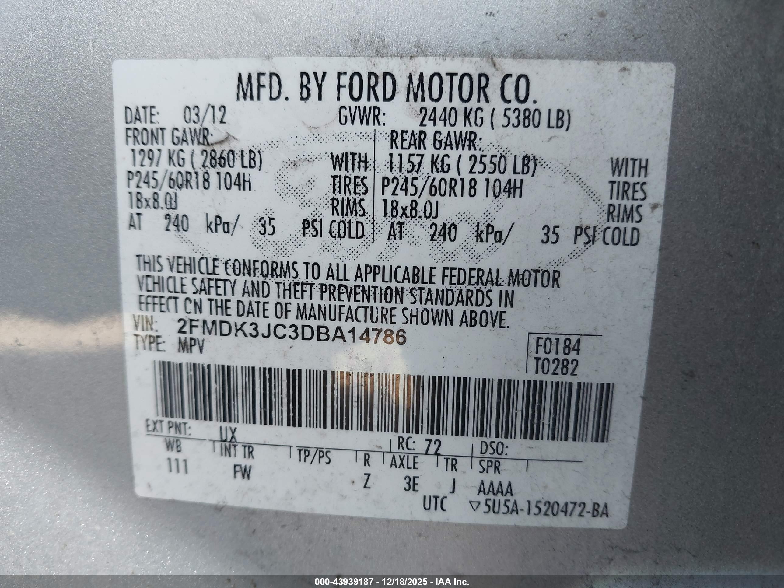 FORD EDGE image 9