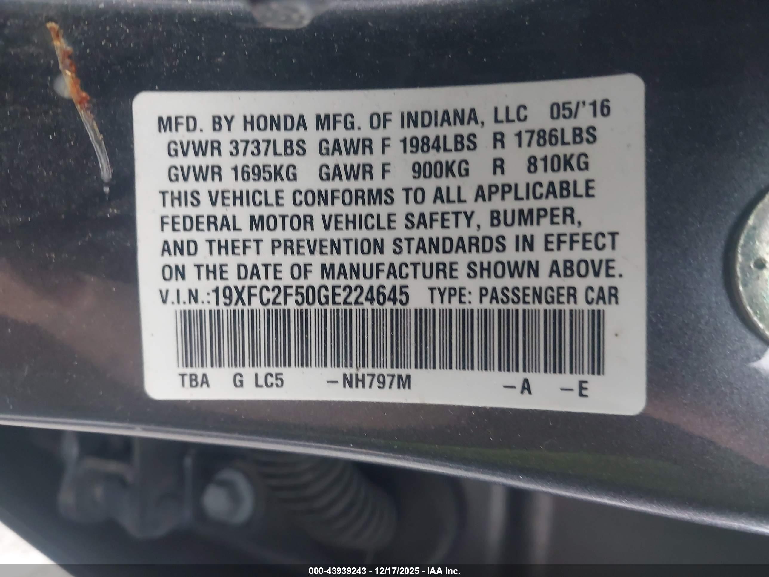 HONDA CIVIC image 9
