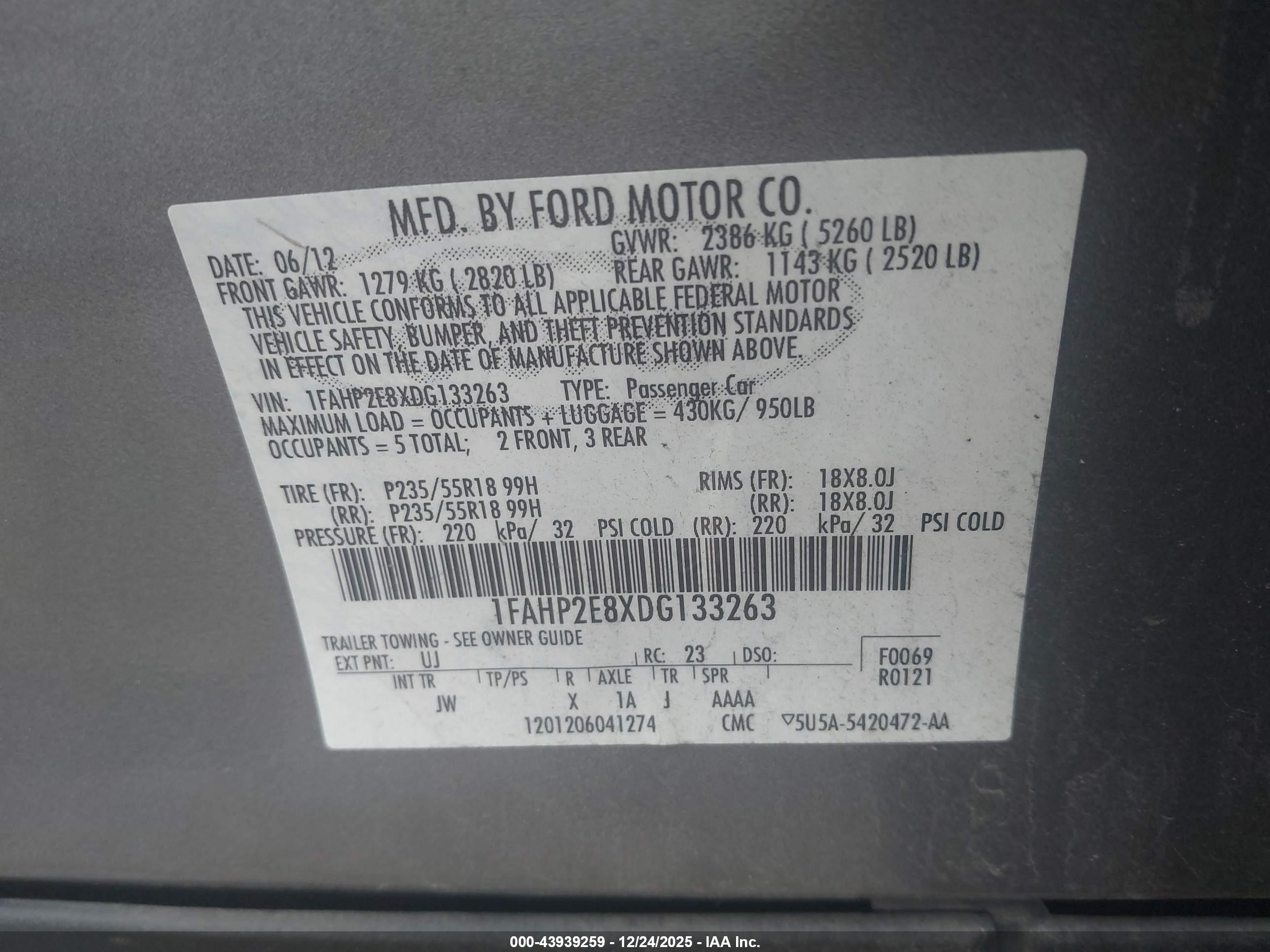 FORD TAURUS image 9