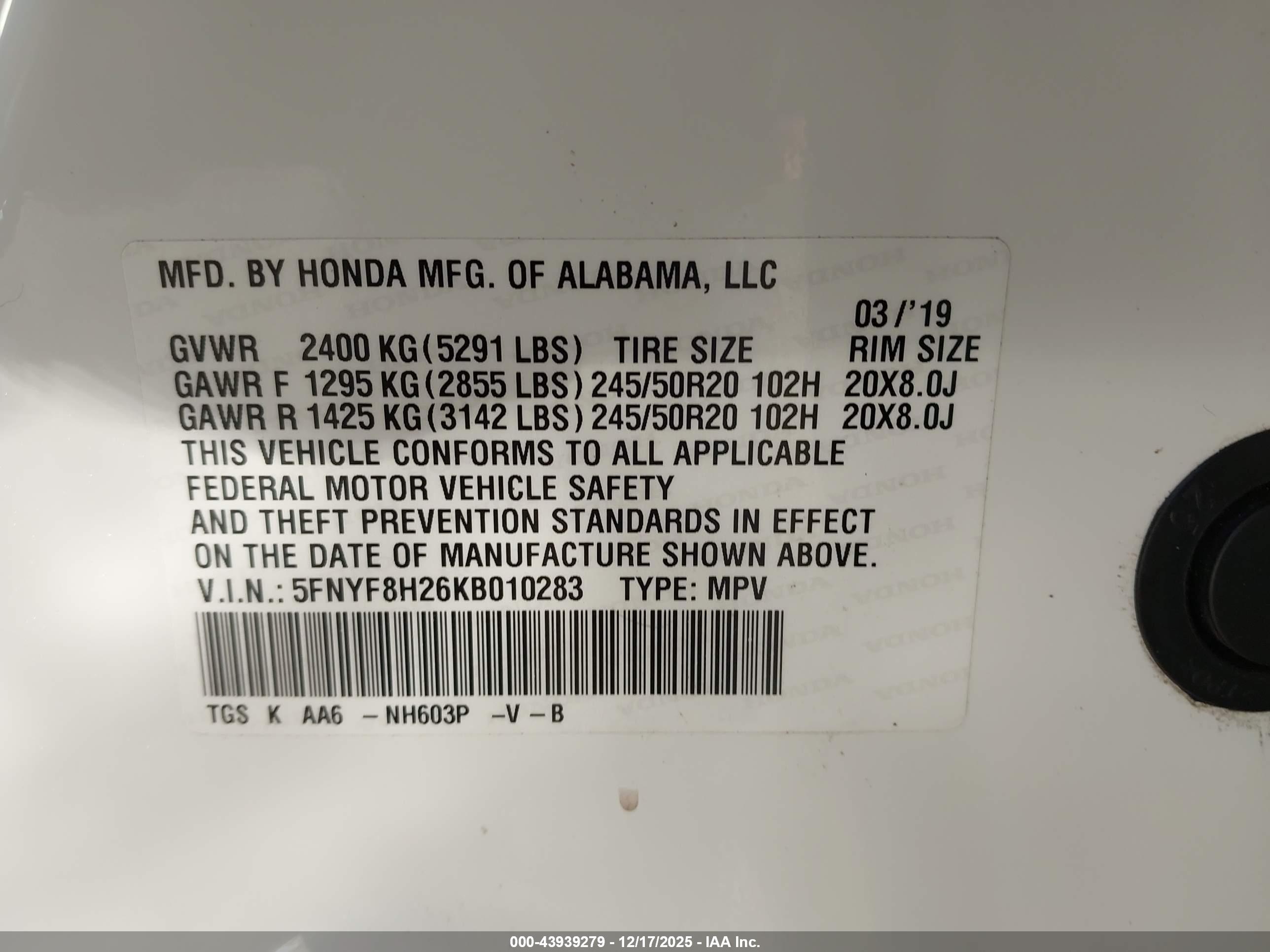 HONDA PASSPORT image 9
