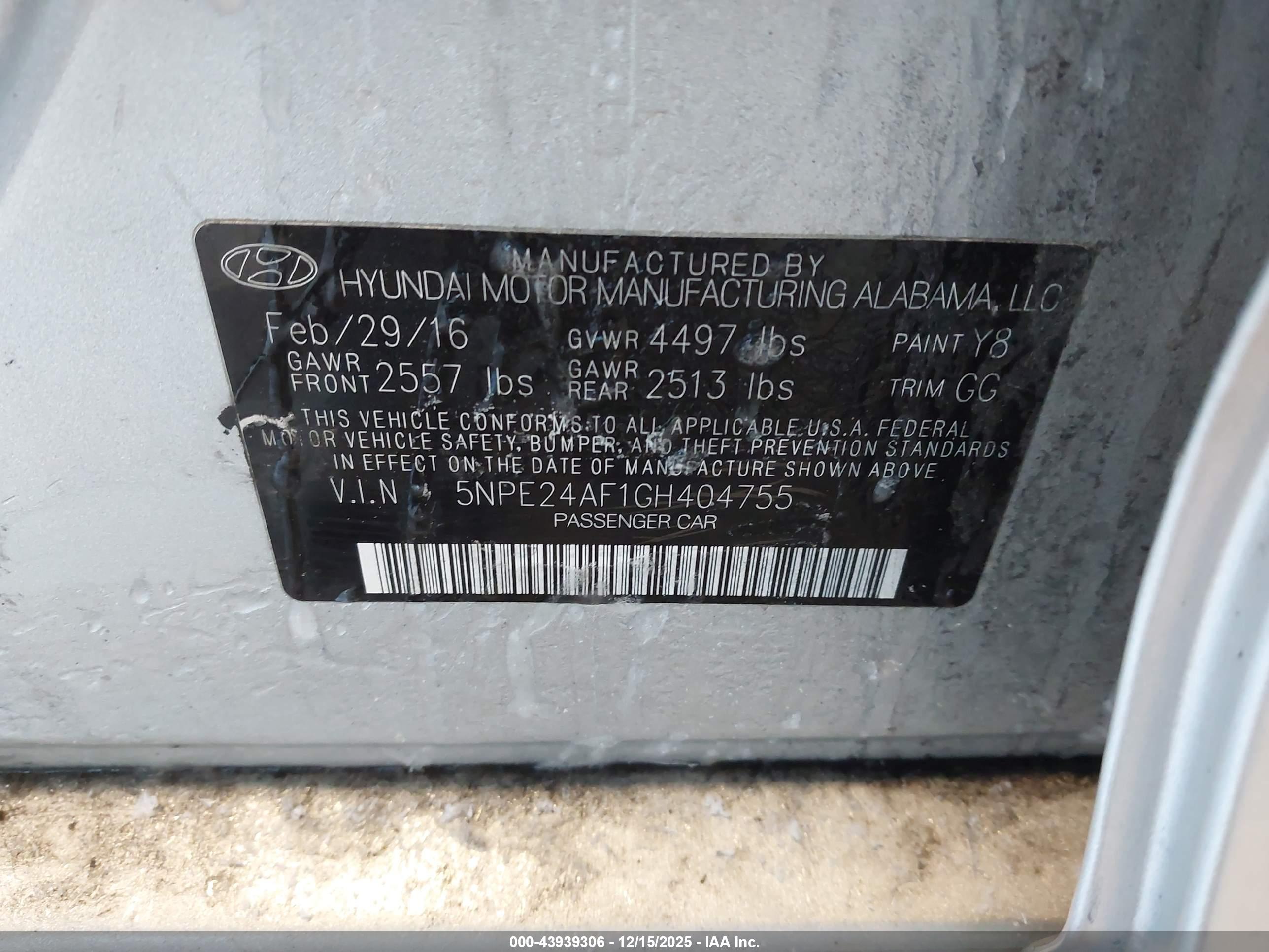 HYUNDAI SONATA image 9