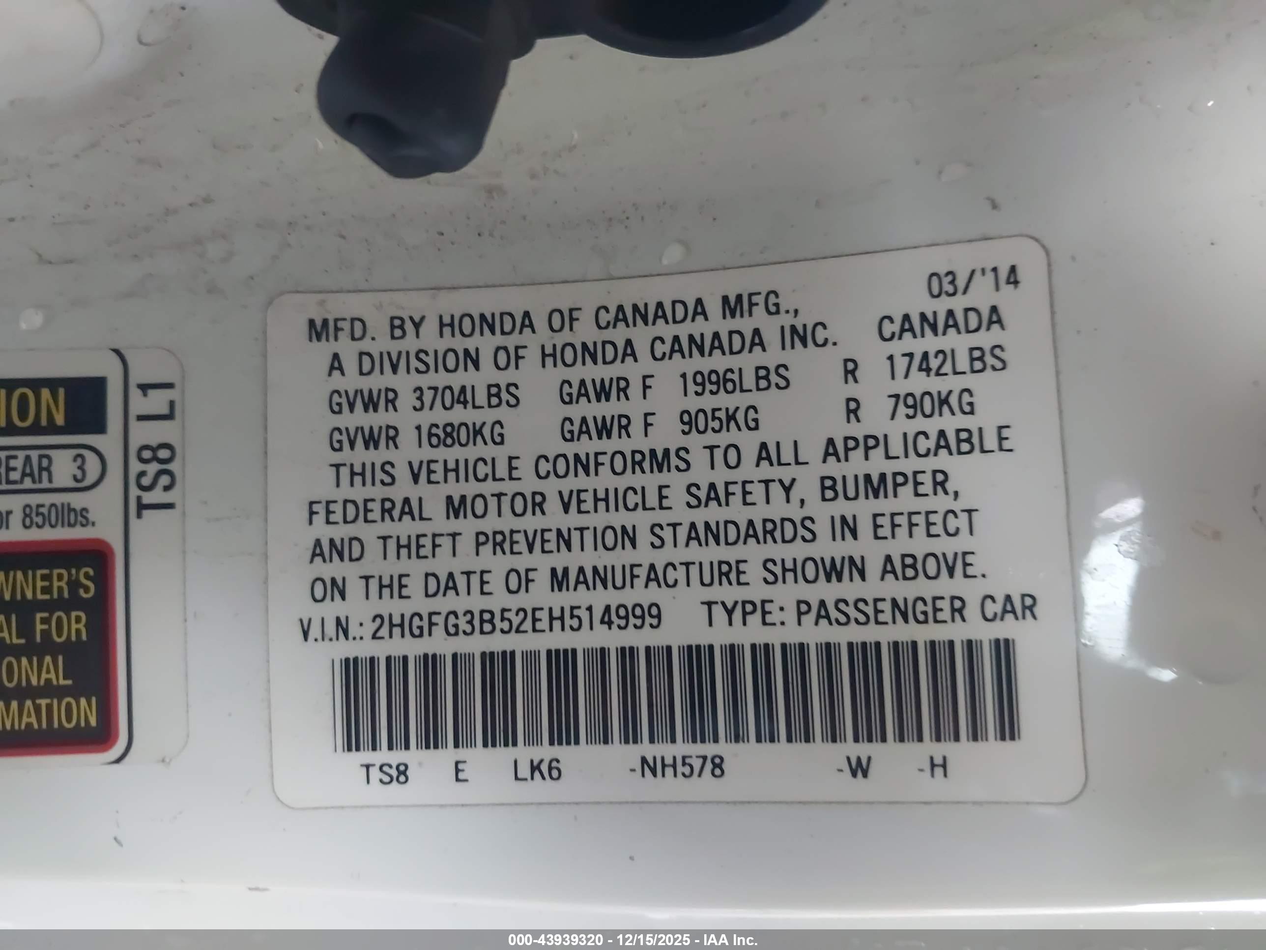 HONDA CIVIC image 9