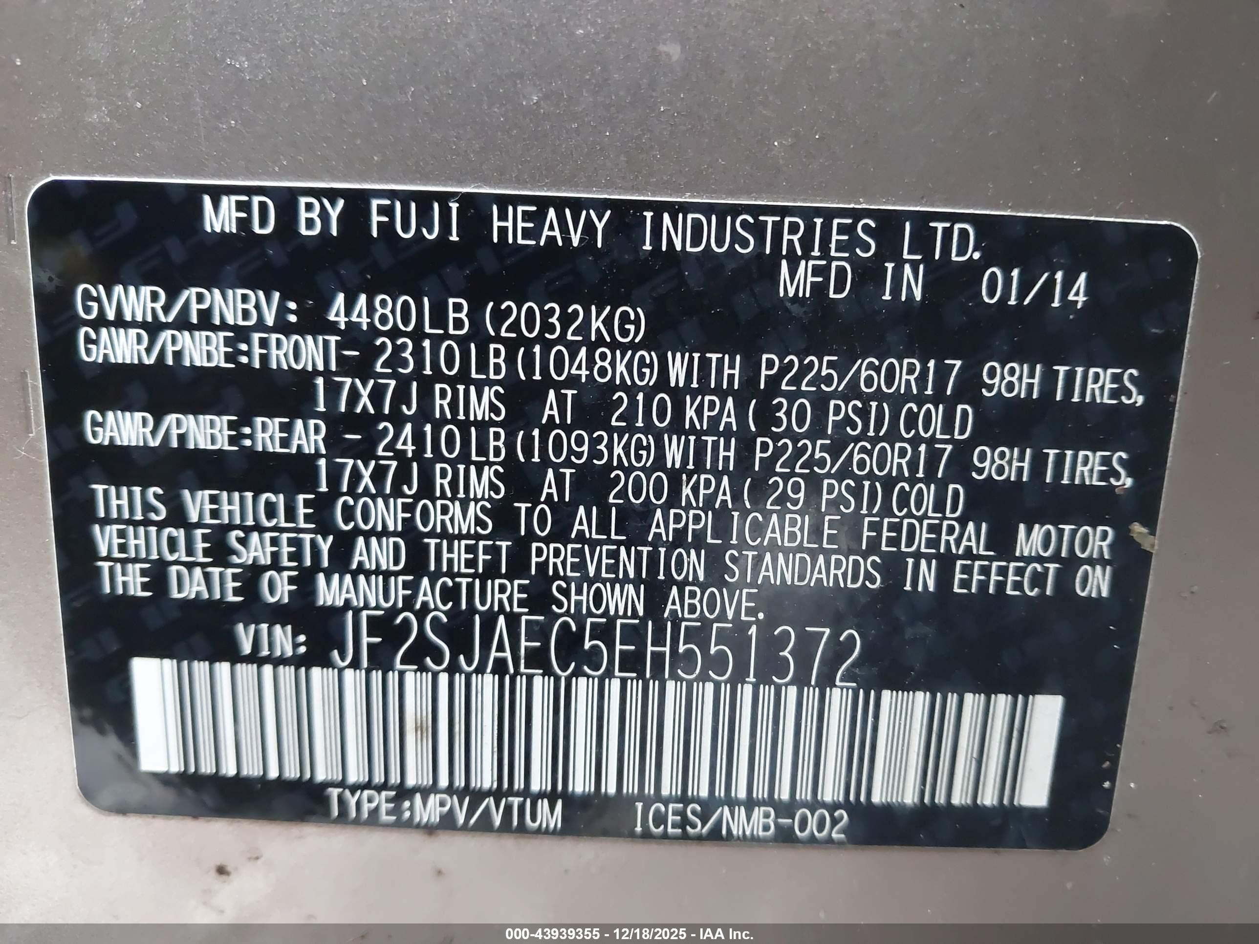 SUBARU FORESTER image 9