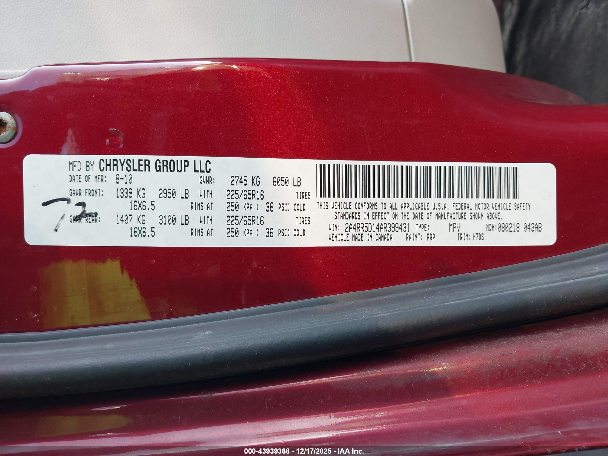 CHRYSLER TOWN image 9
