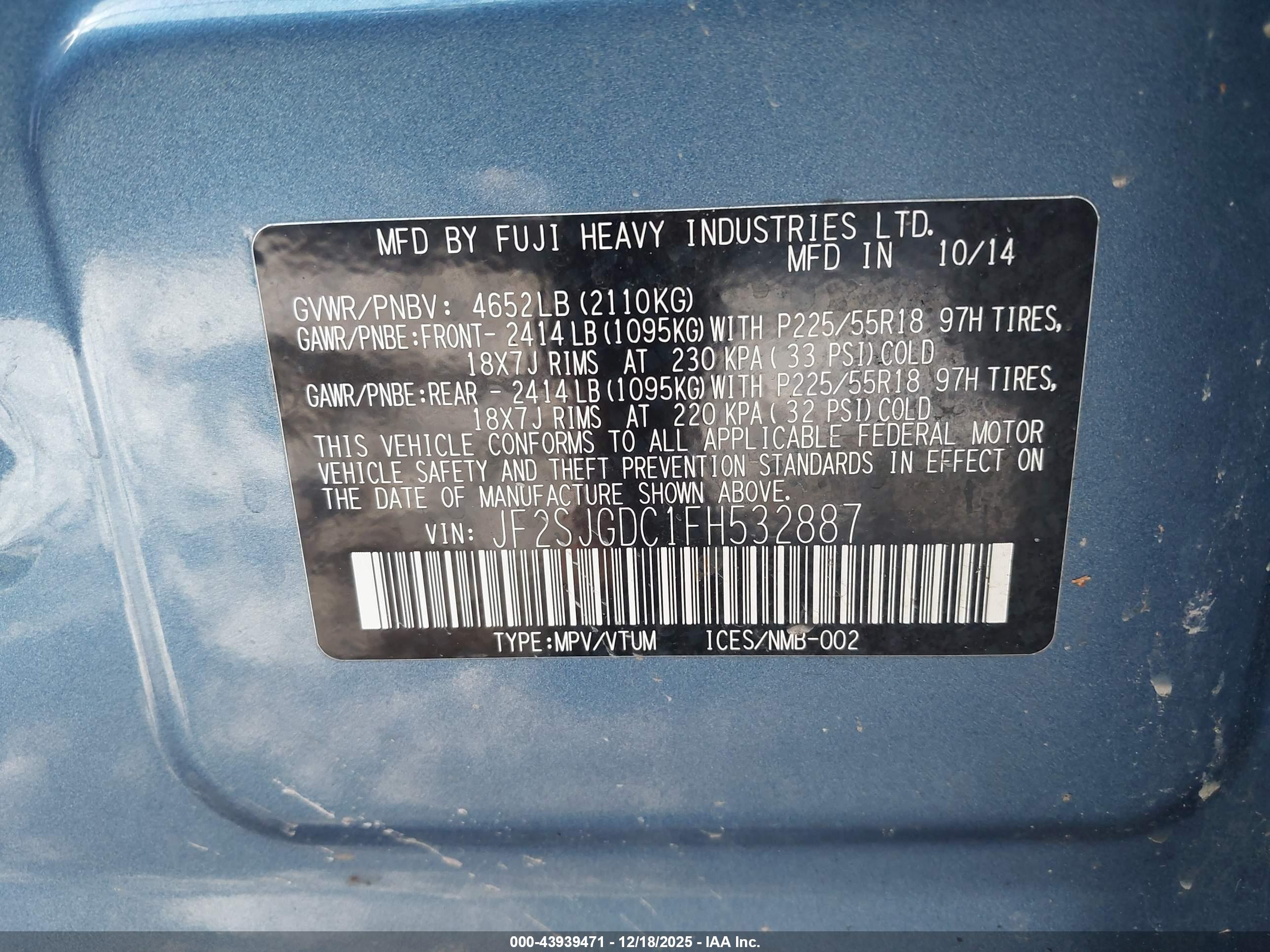 SUBARU FORESTER image 9