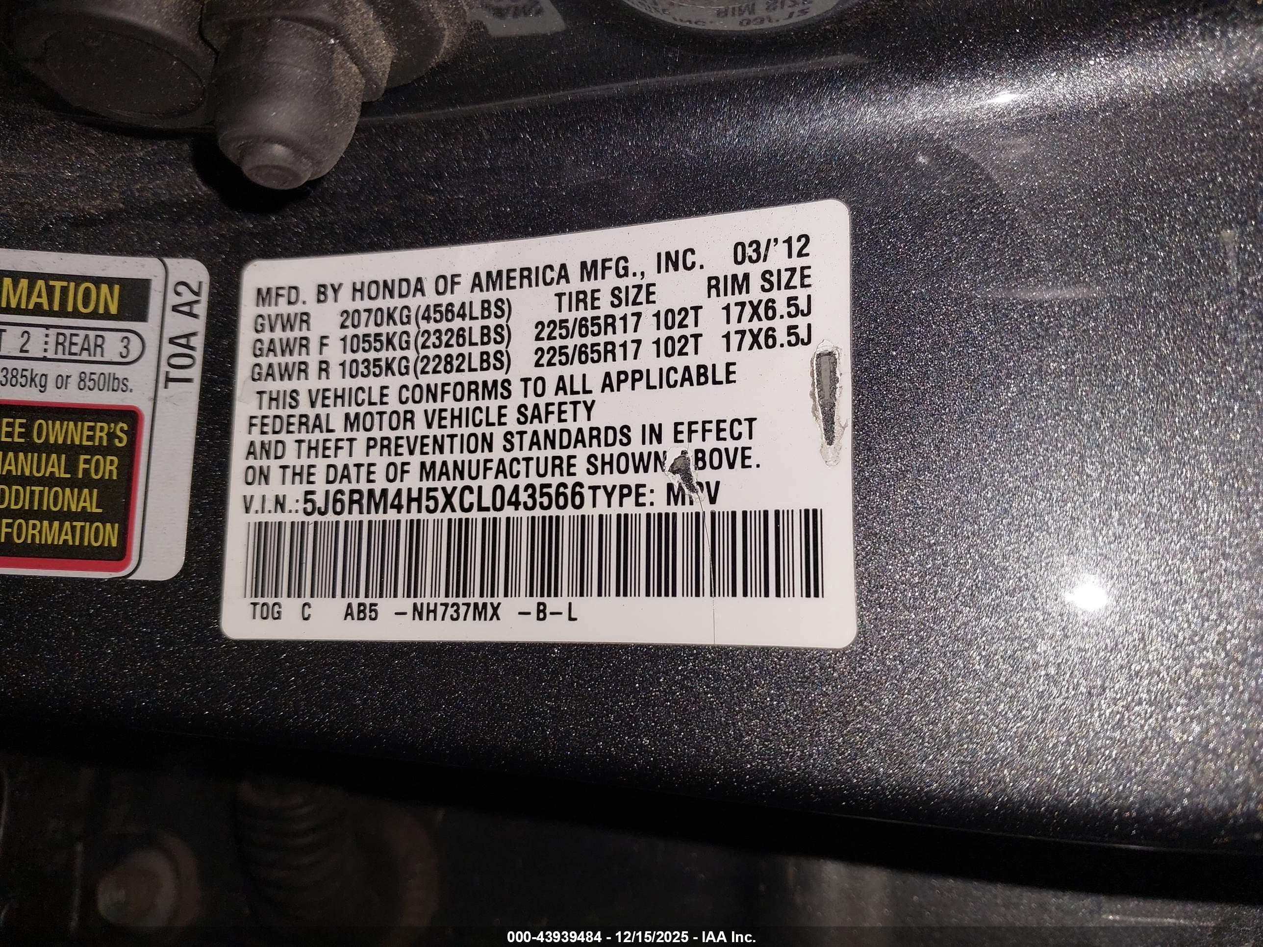 HONDA CR-V image 9