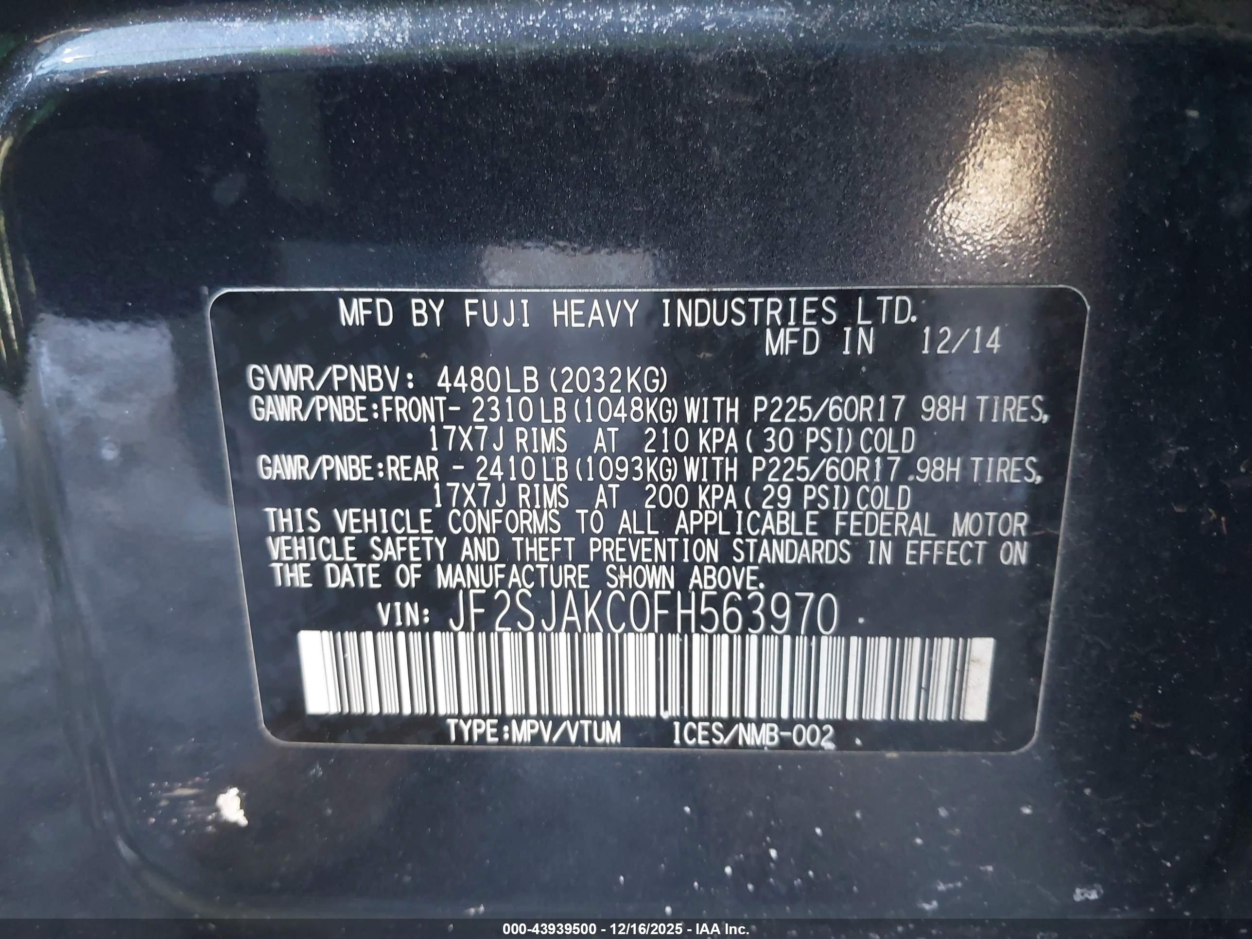 SUBARU FORESTER image 9