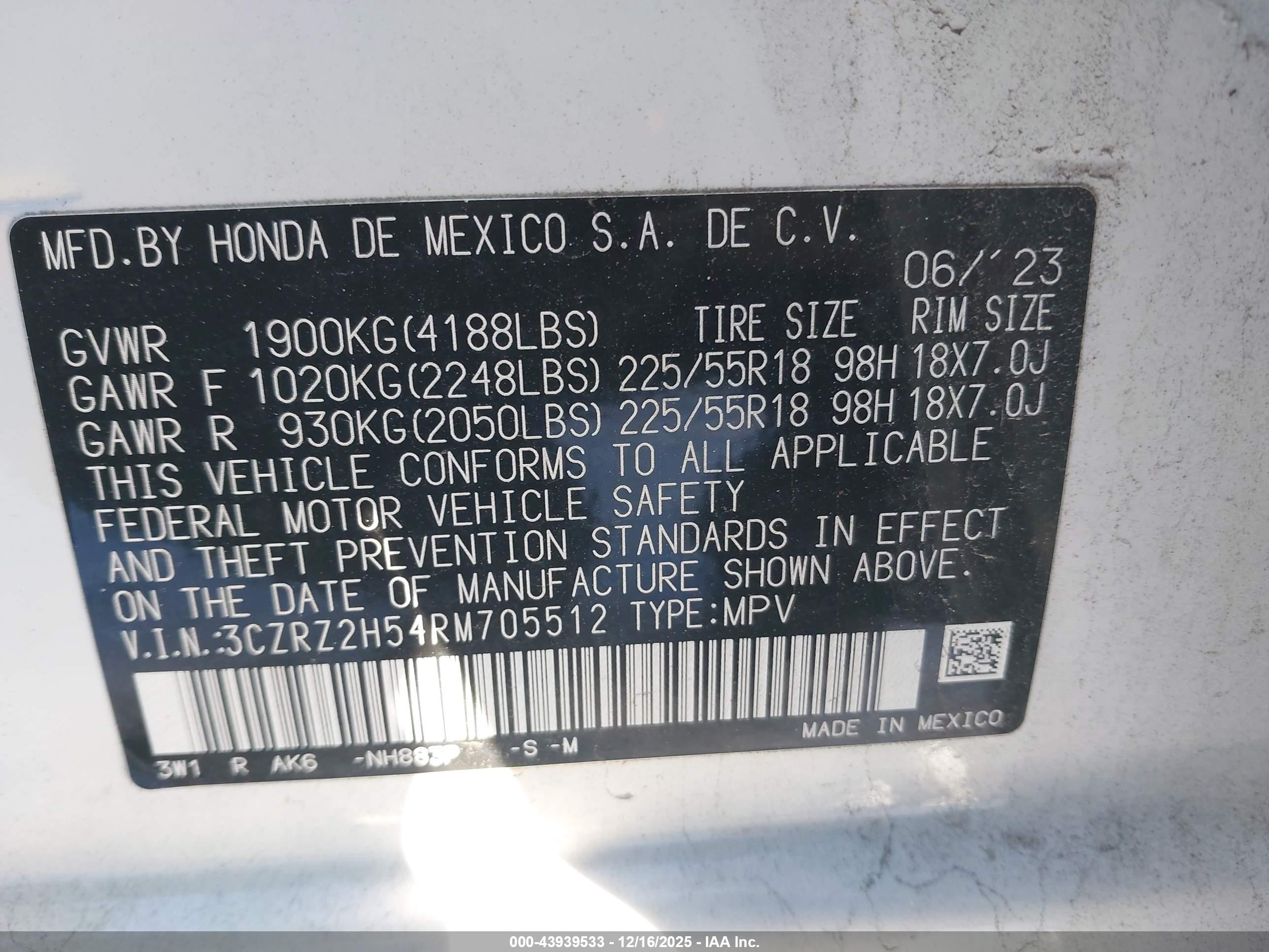 HONDA HR-V image 9