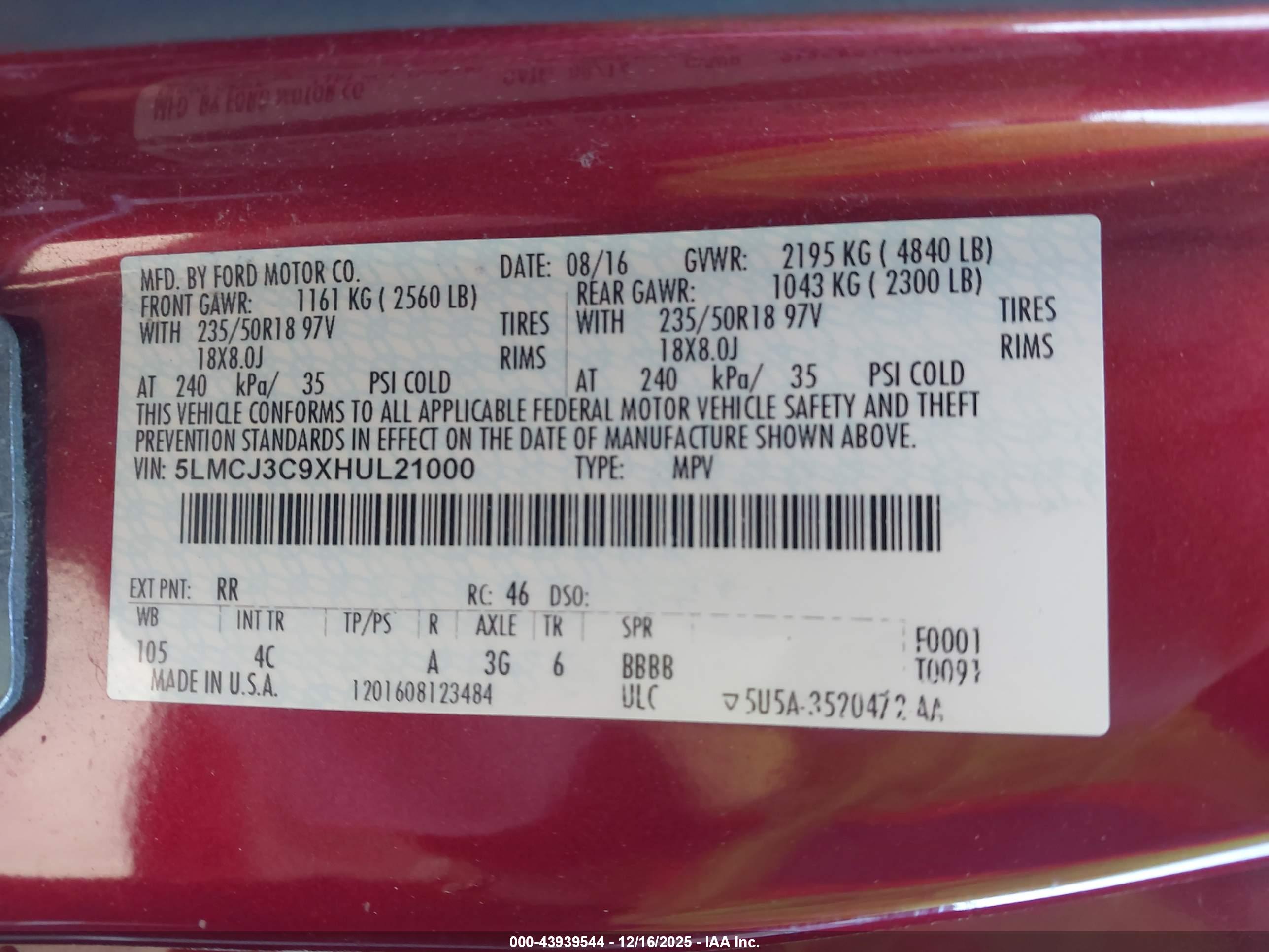 LINCOLN MKC image 9