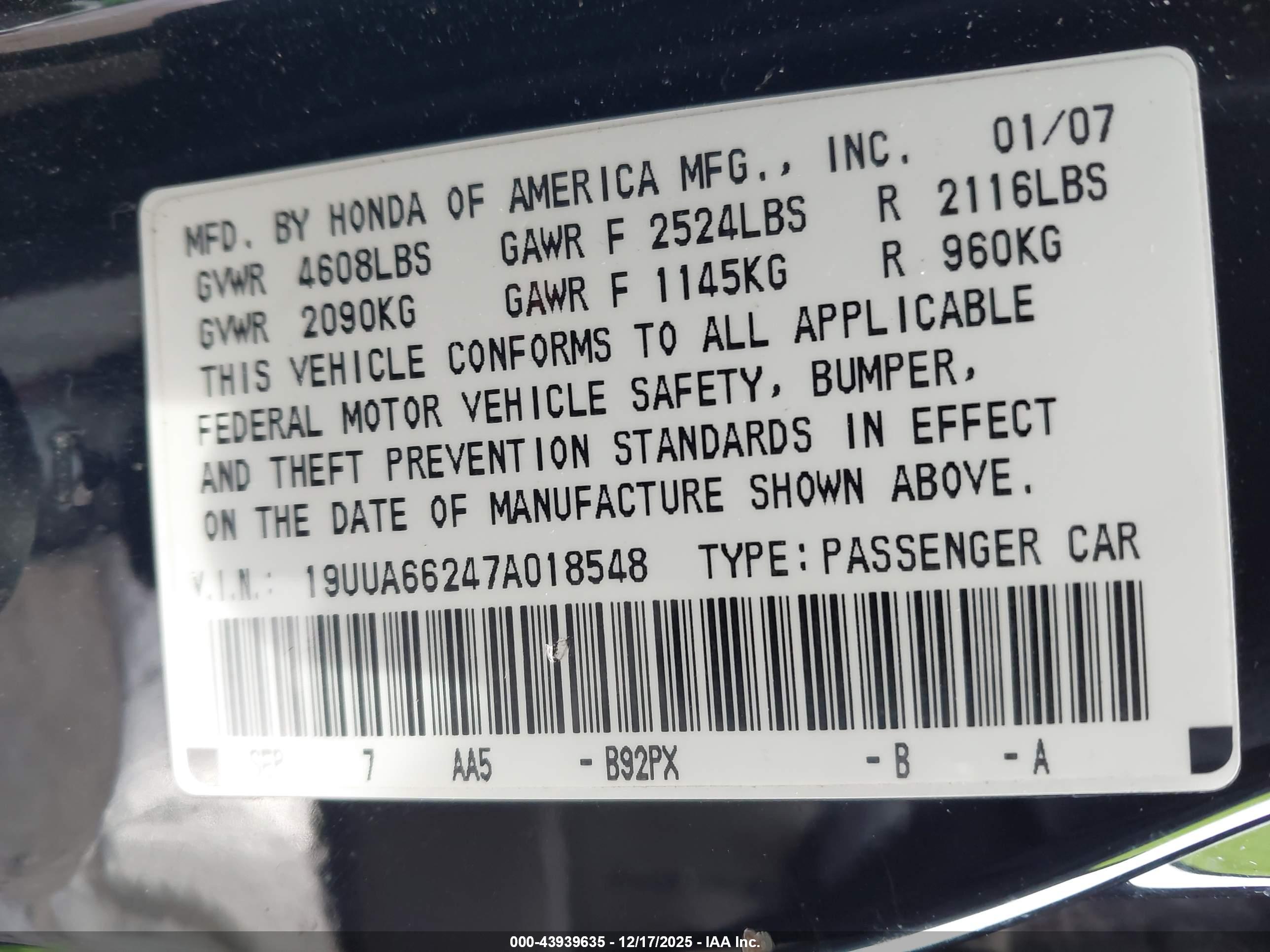 ACURA TL image 9