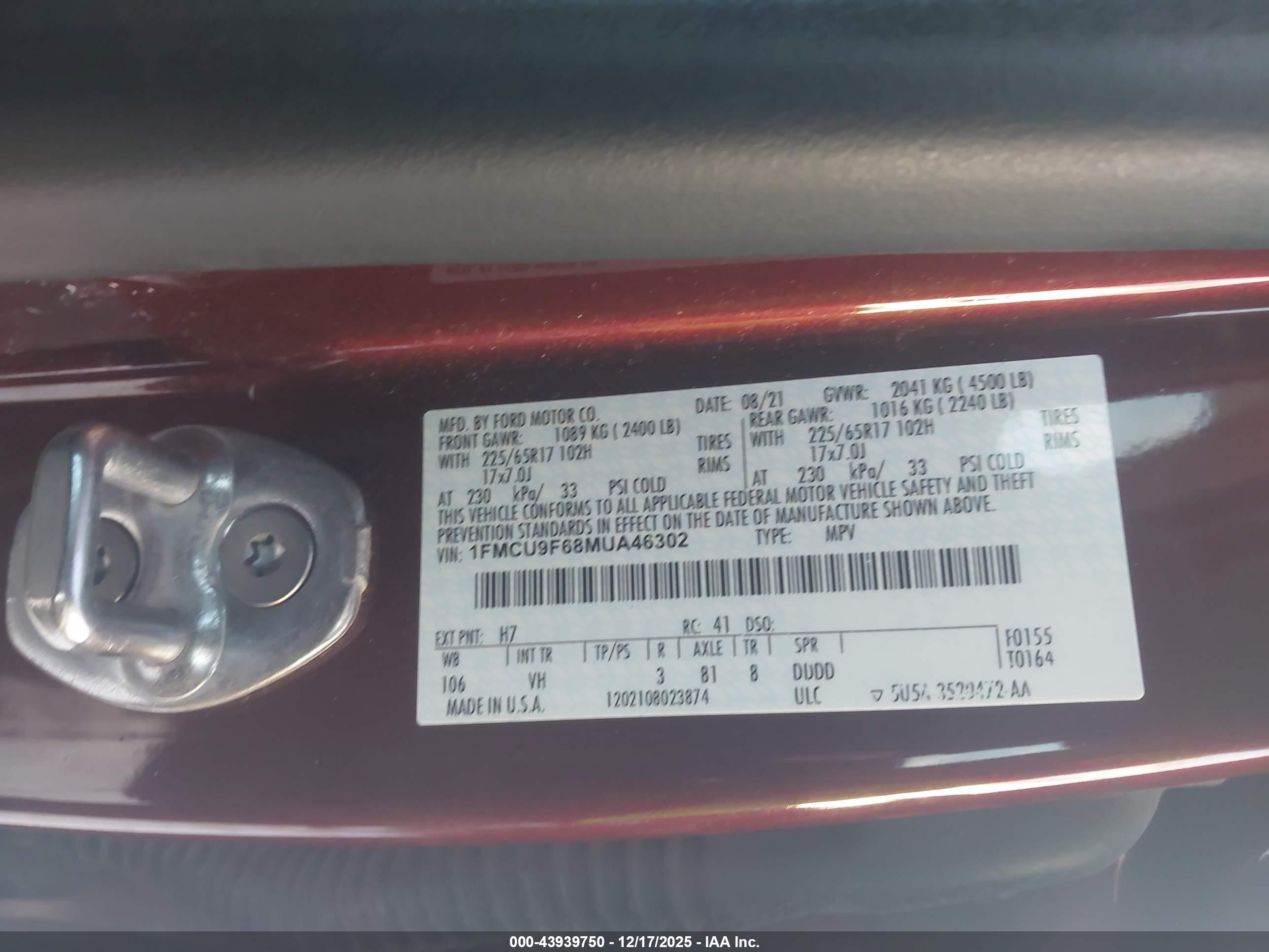 FORD ESCAPE image 9