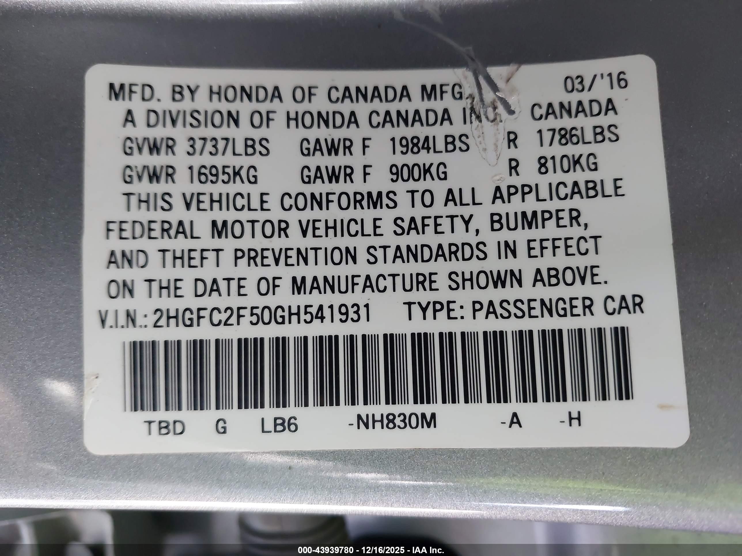 HONDA CIVIC image 9