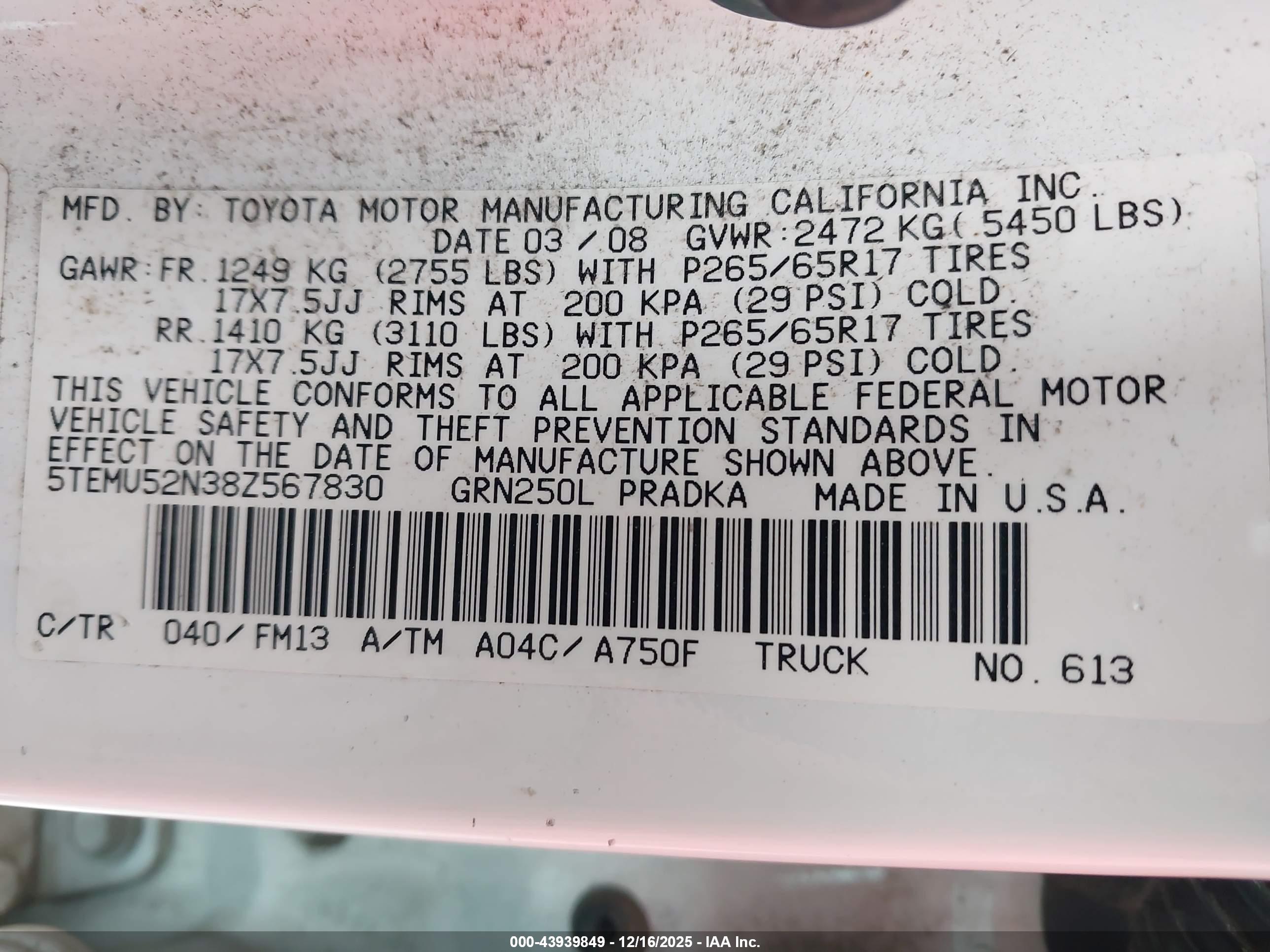 TOYOTA TACOMA image 9