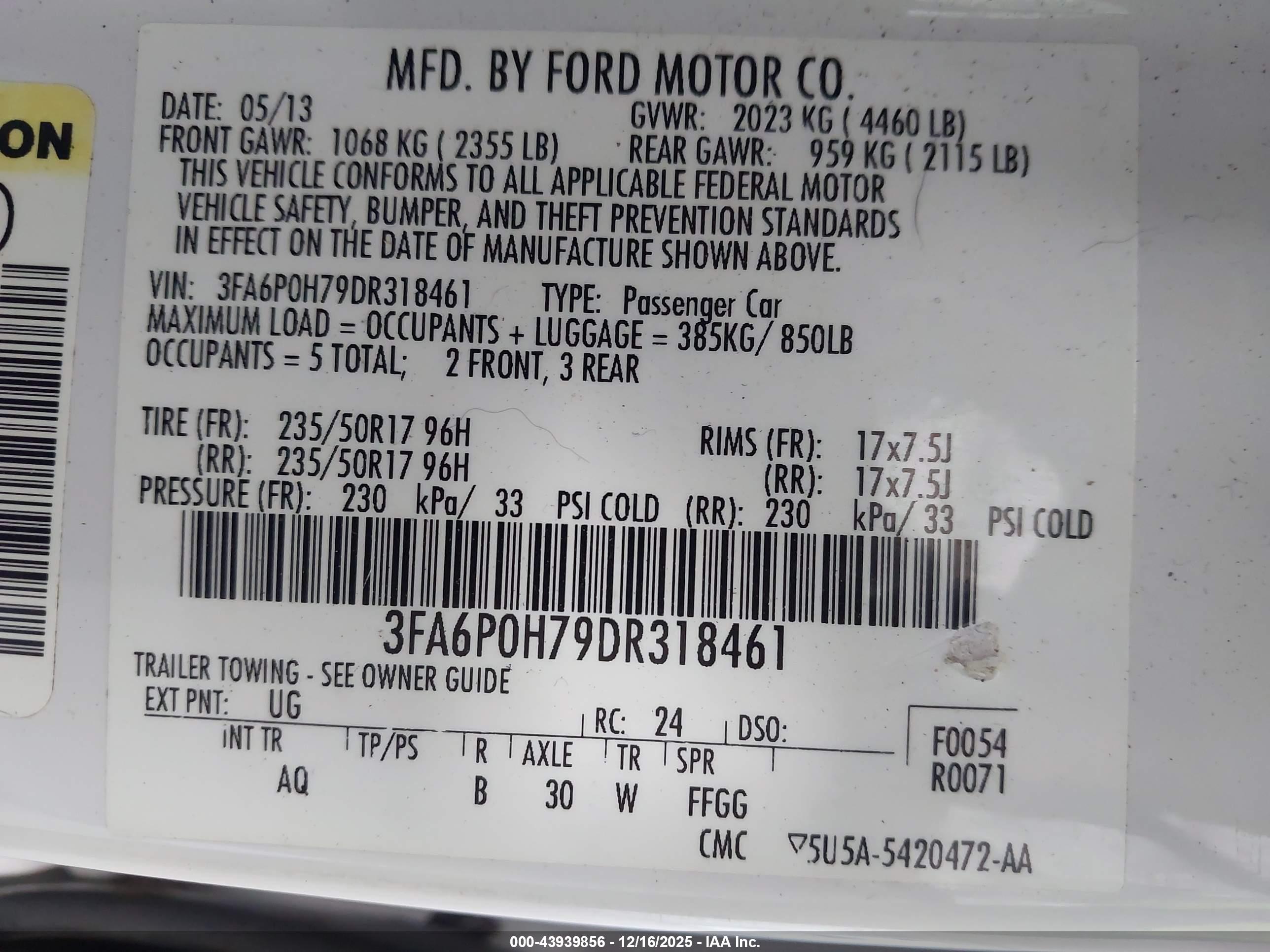 FORD FUSION image 9