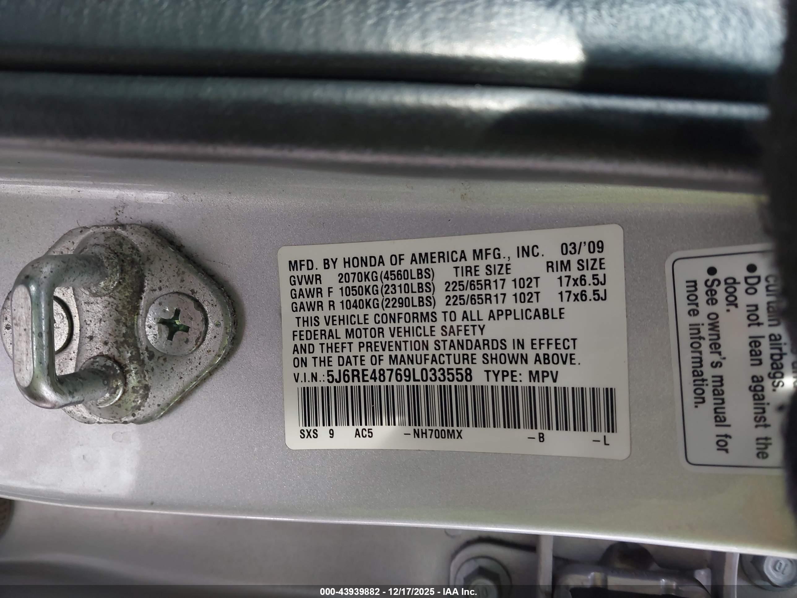 HONDA CR-V image 9