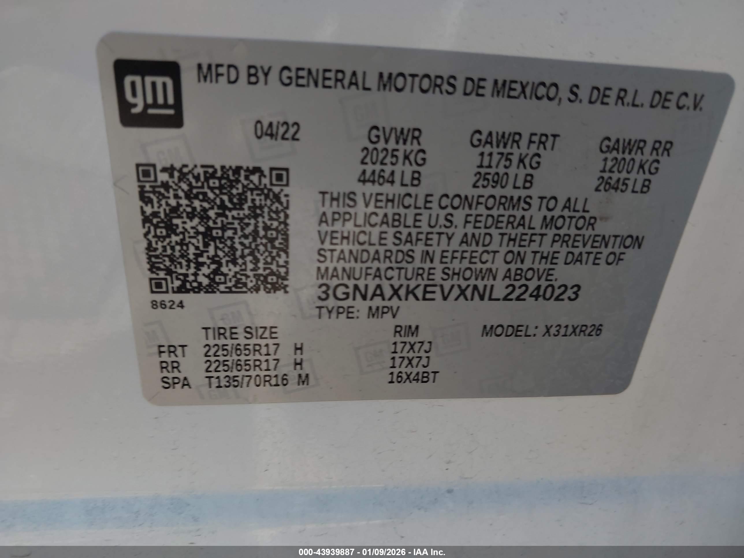 CHEVROLET EQUINOX image 9