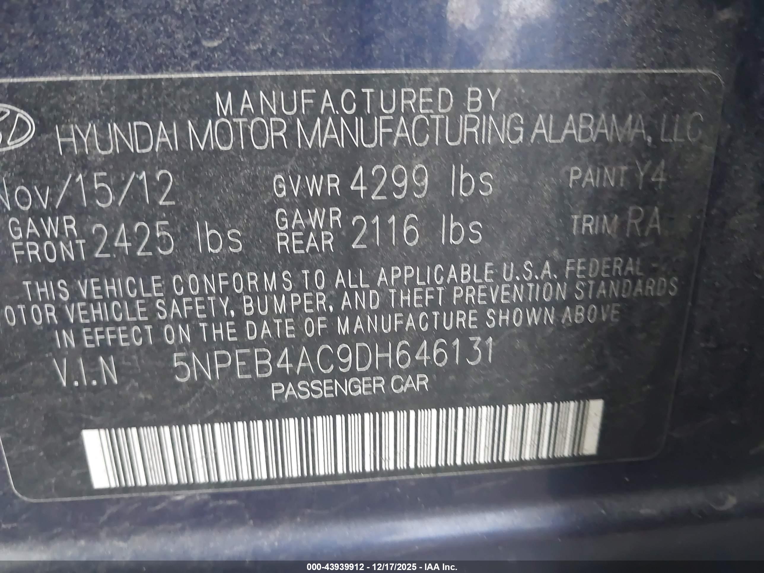 HYUNDAI SONATA image 9