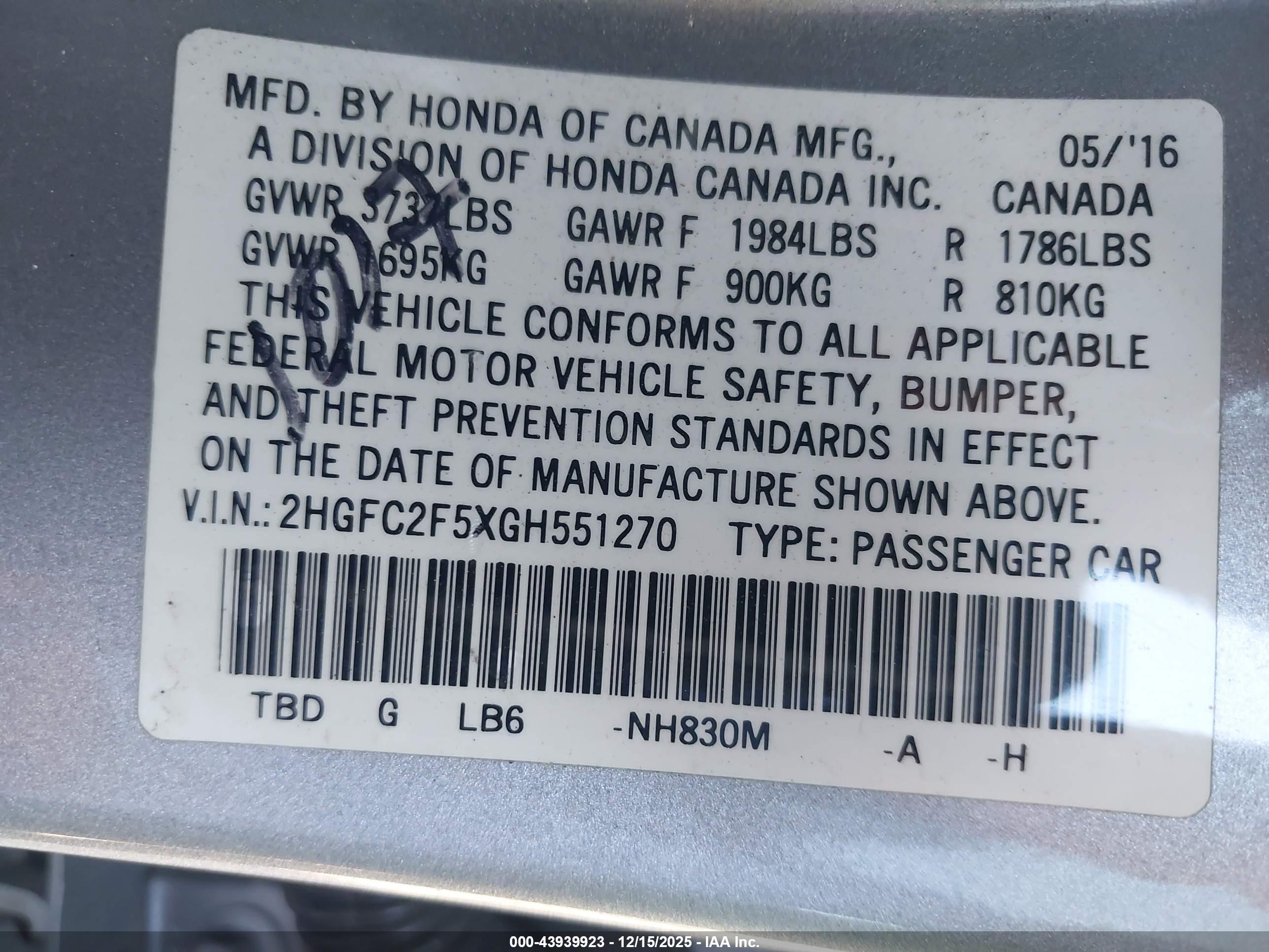 HONDA CIVIC image 9