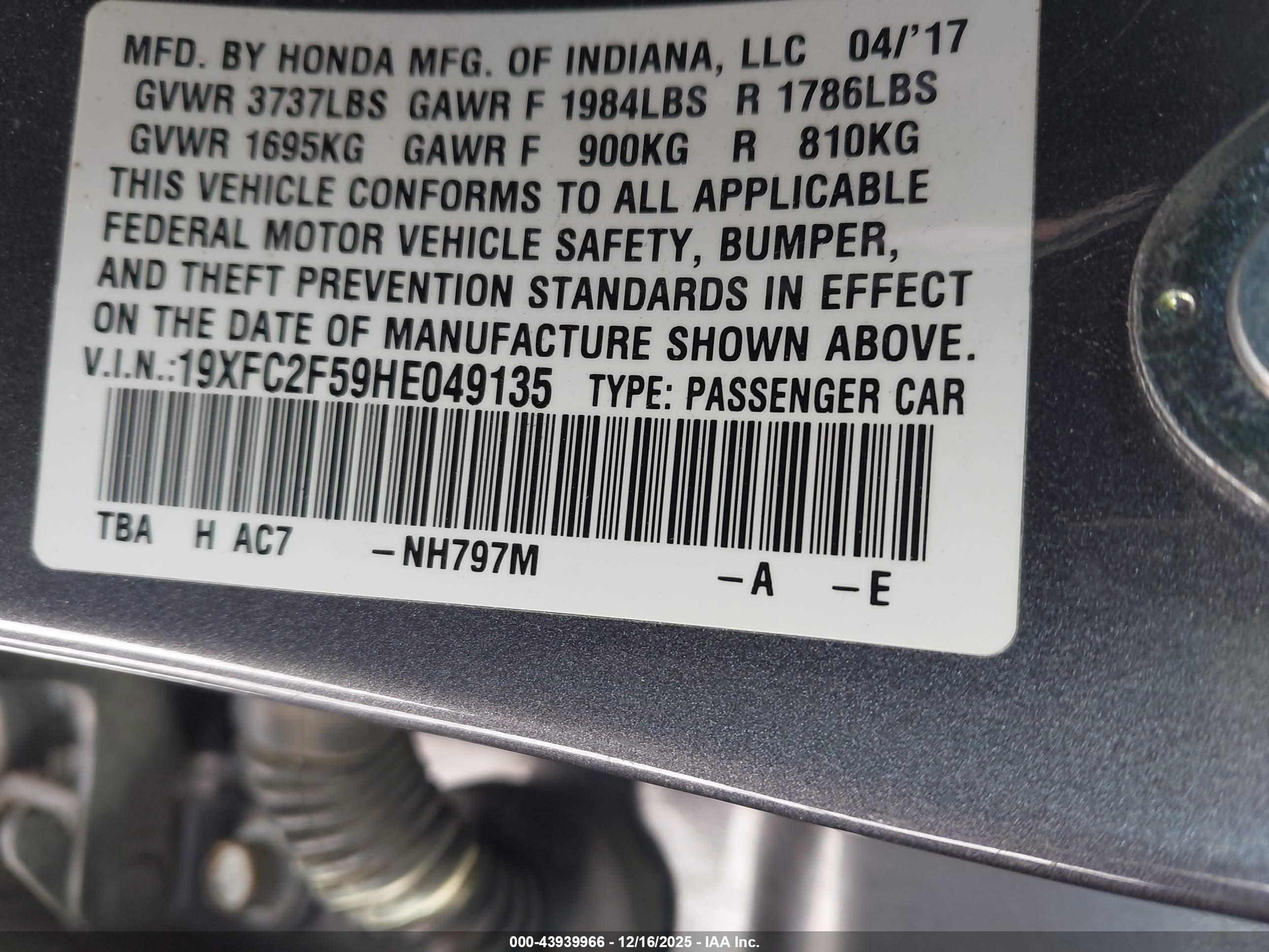 HONDA CIVIC image 9