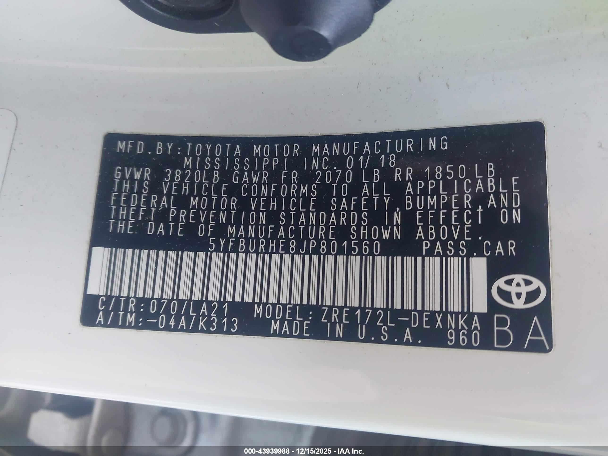 TOYOTA COROLLA image 9