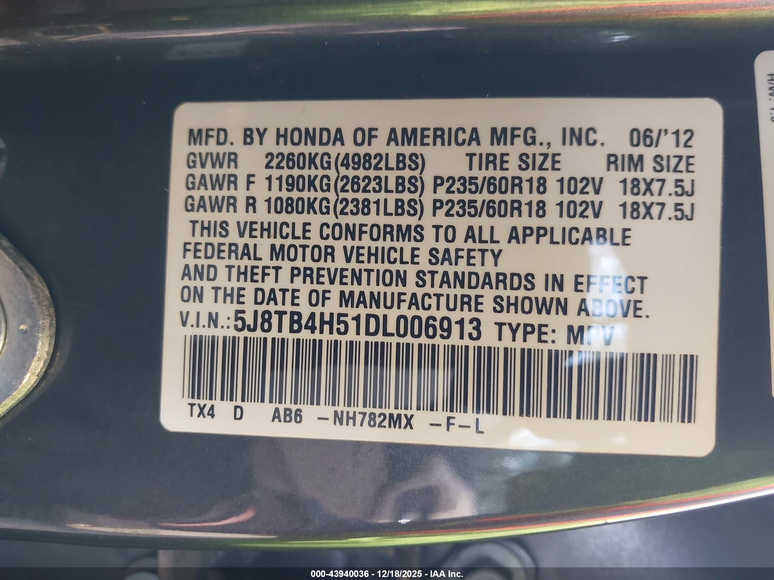 ACURA RDX image 9