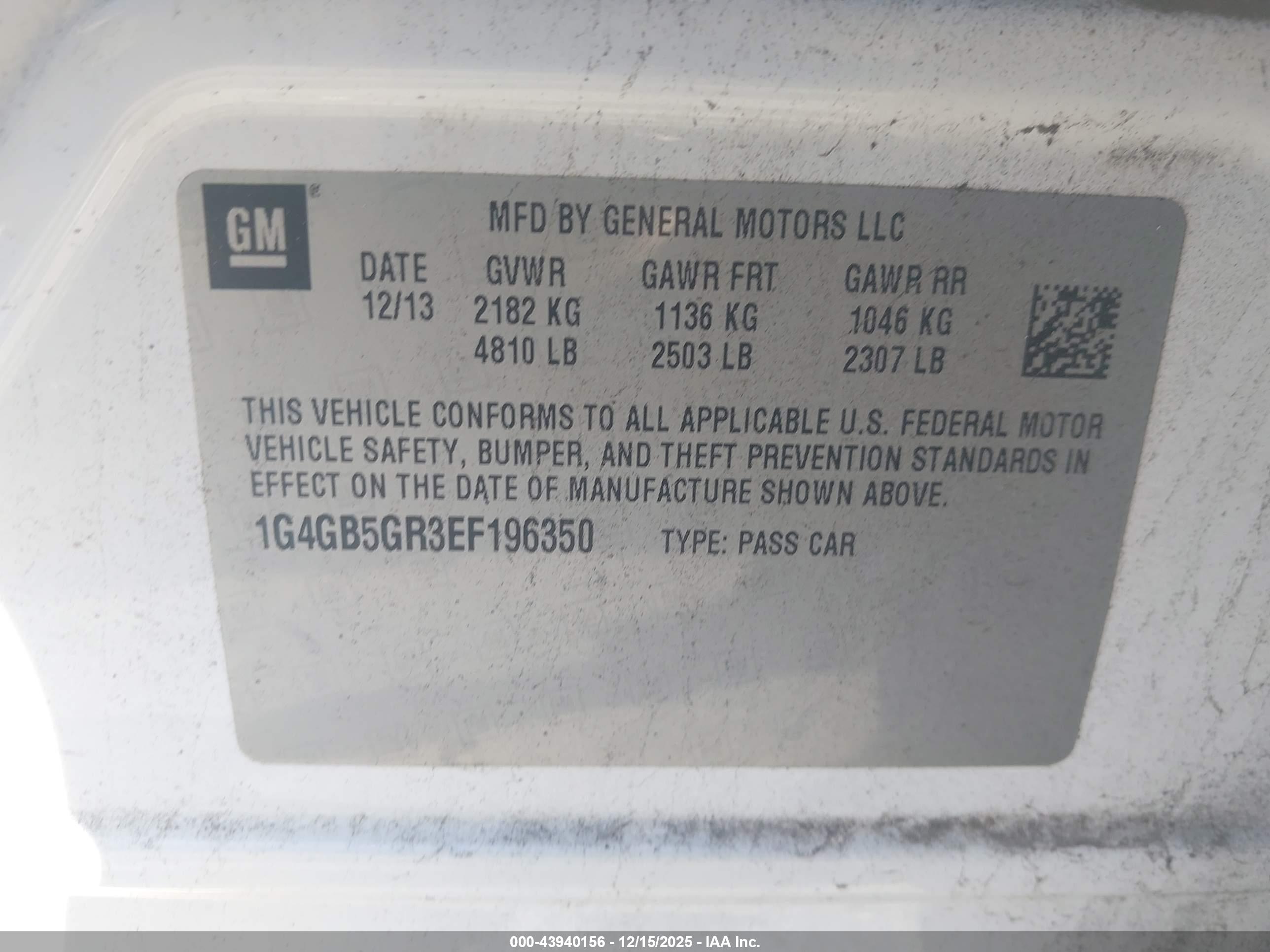 BUICK LACROSSE image 9
