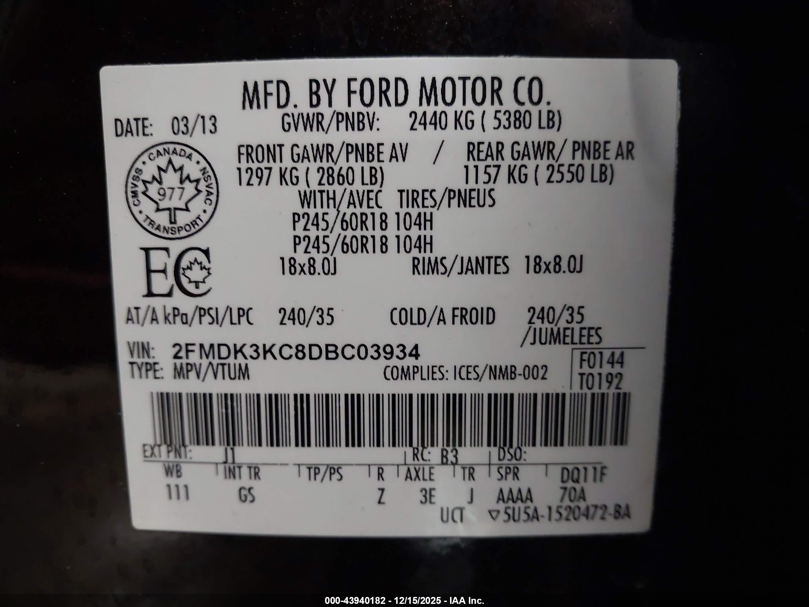 FORD EDGE image 9