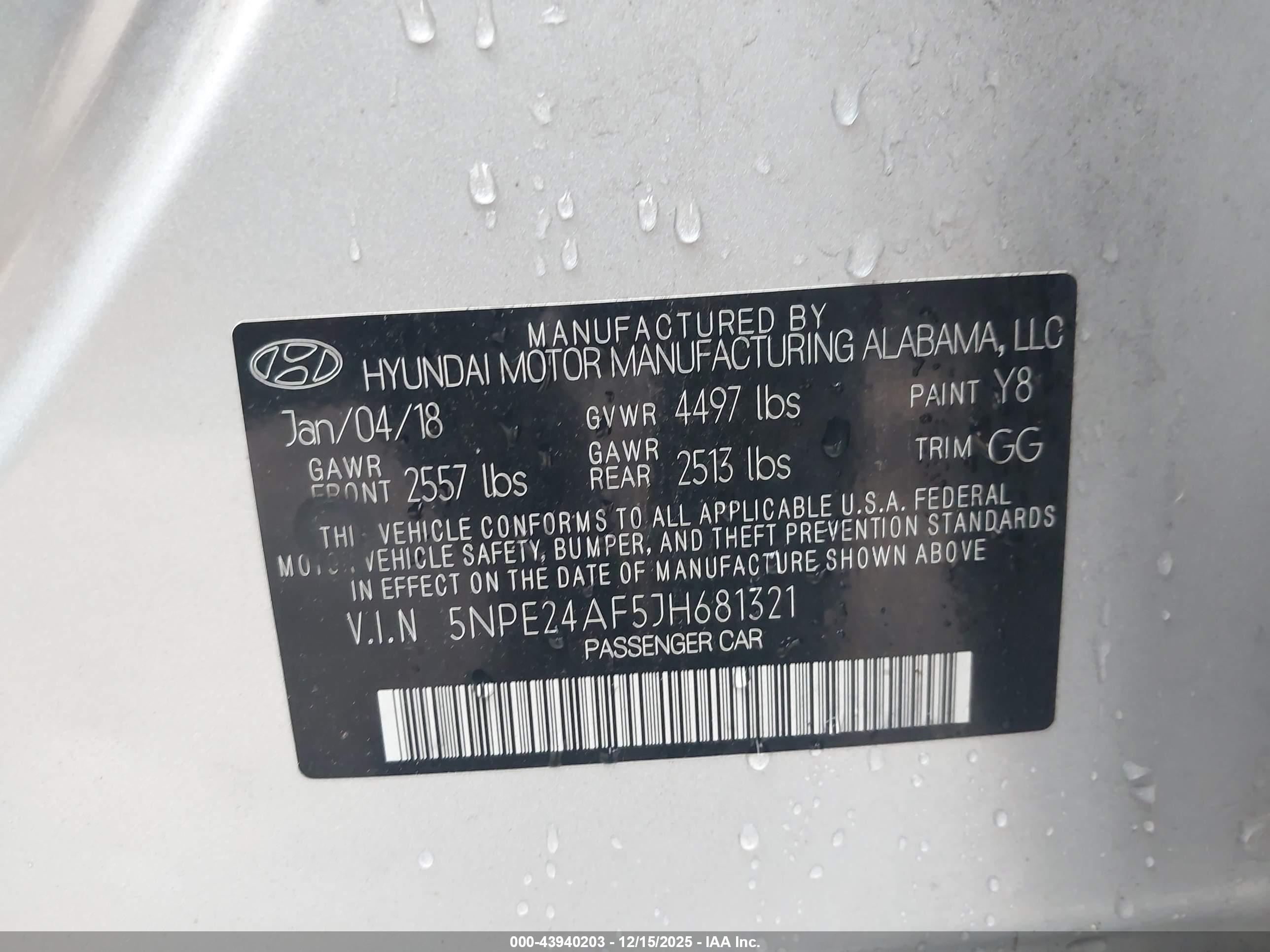HYUNDAI SONATA image 9