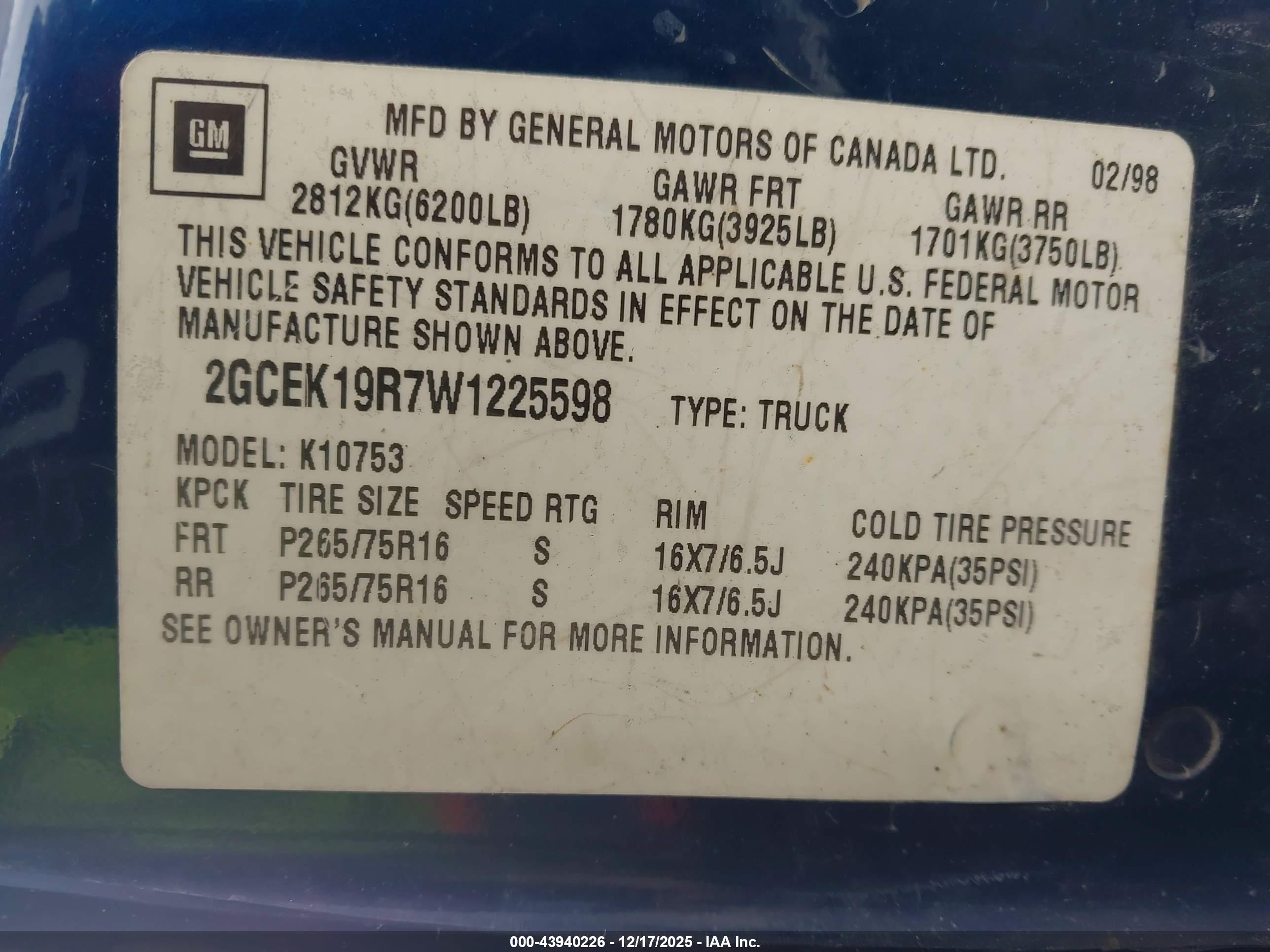 CHEVROLET K1500 image 9