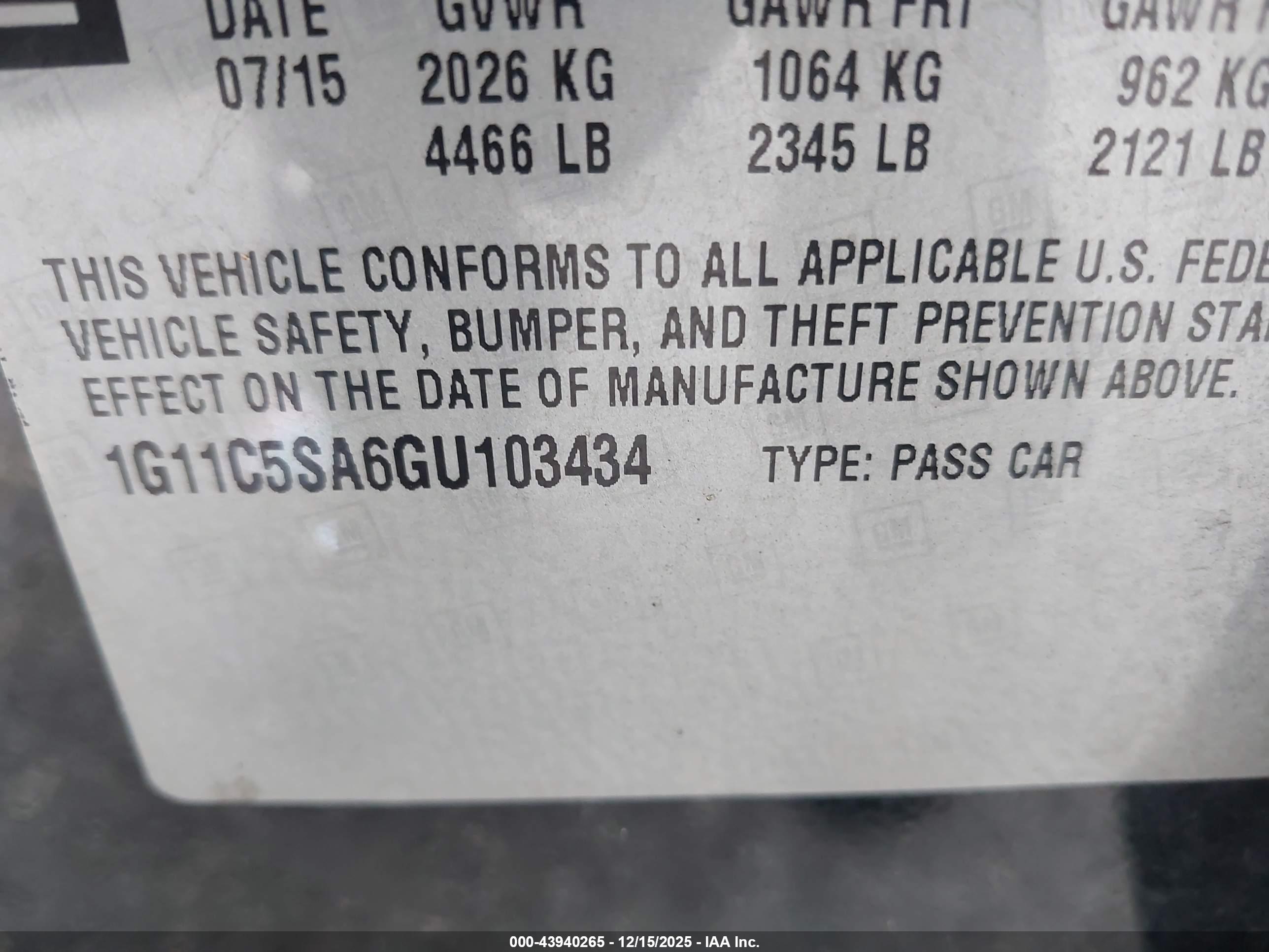 CHEVROLET MALIBU image 9