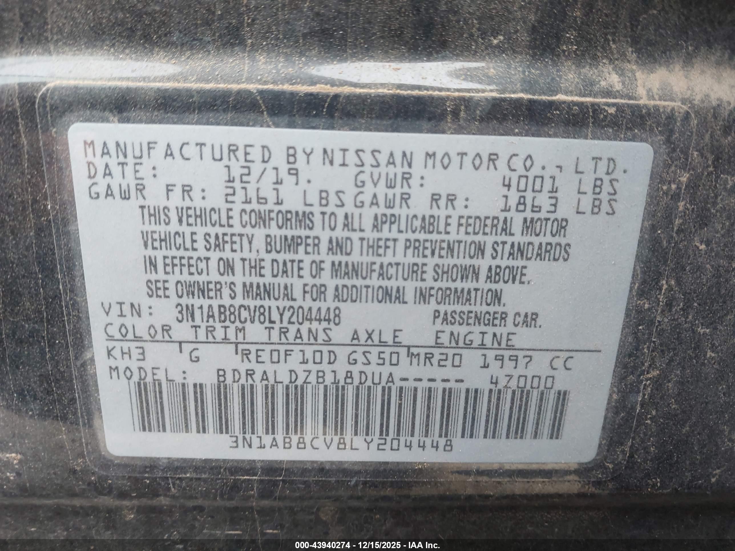 NISSAN SENTRA image 9
