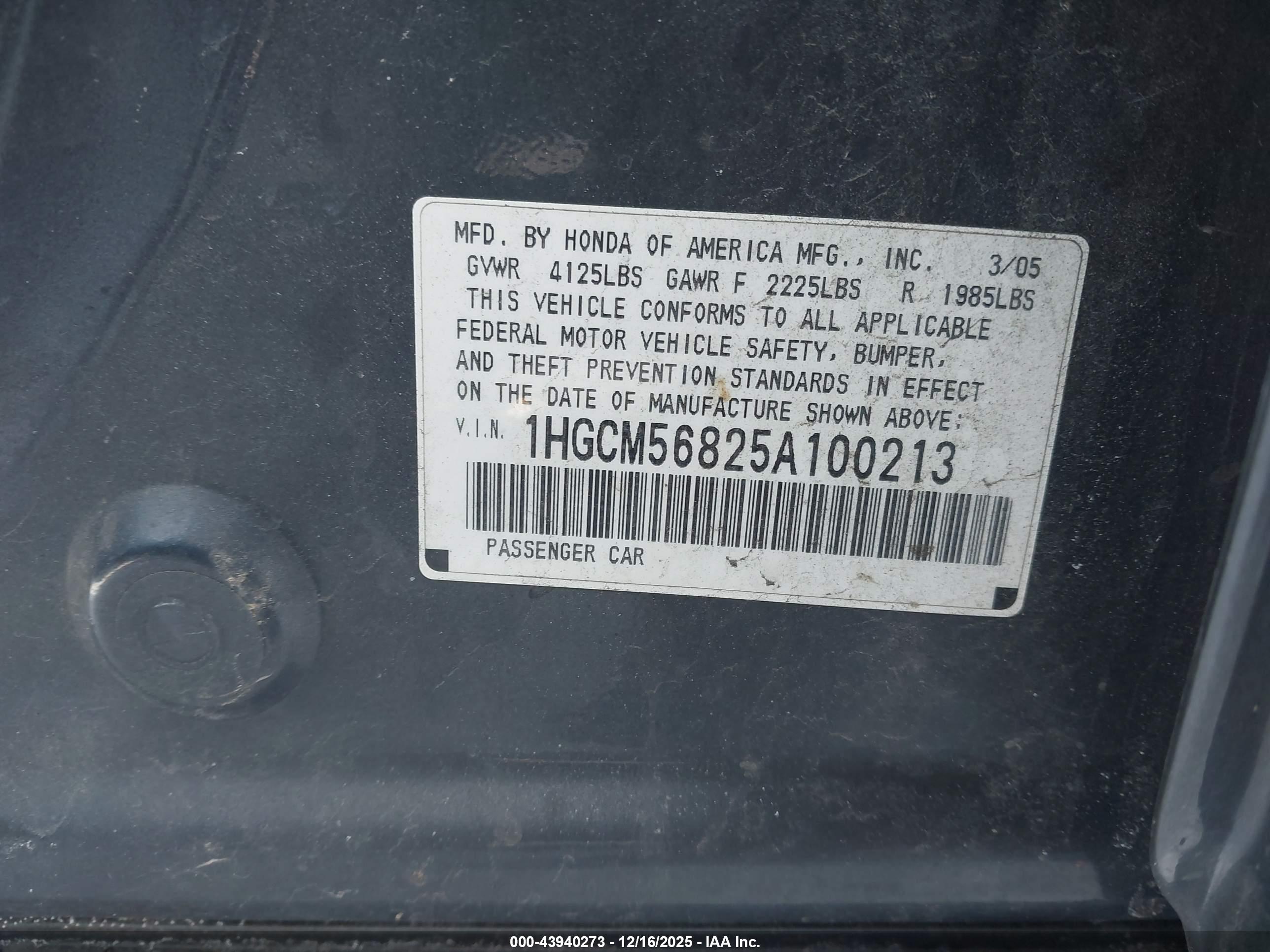 HONDA ACCORD image 9