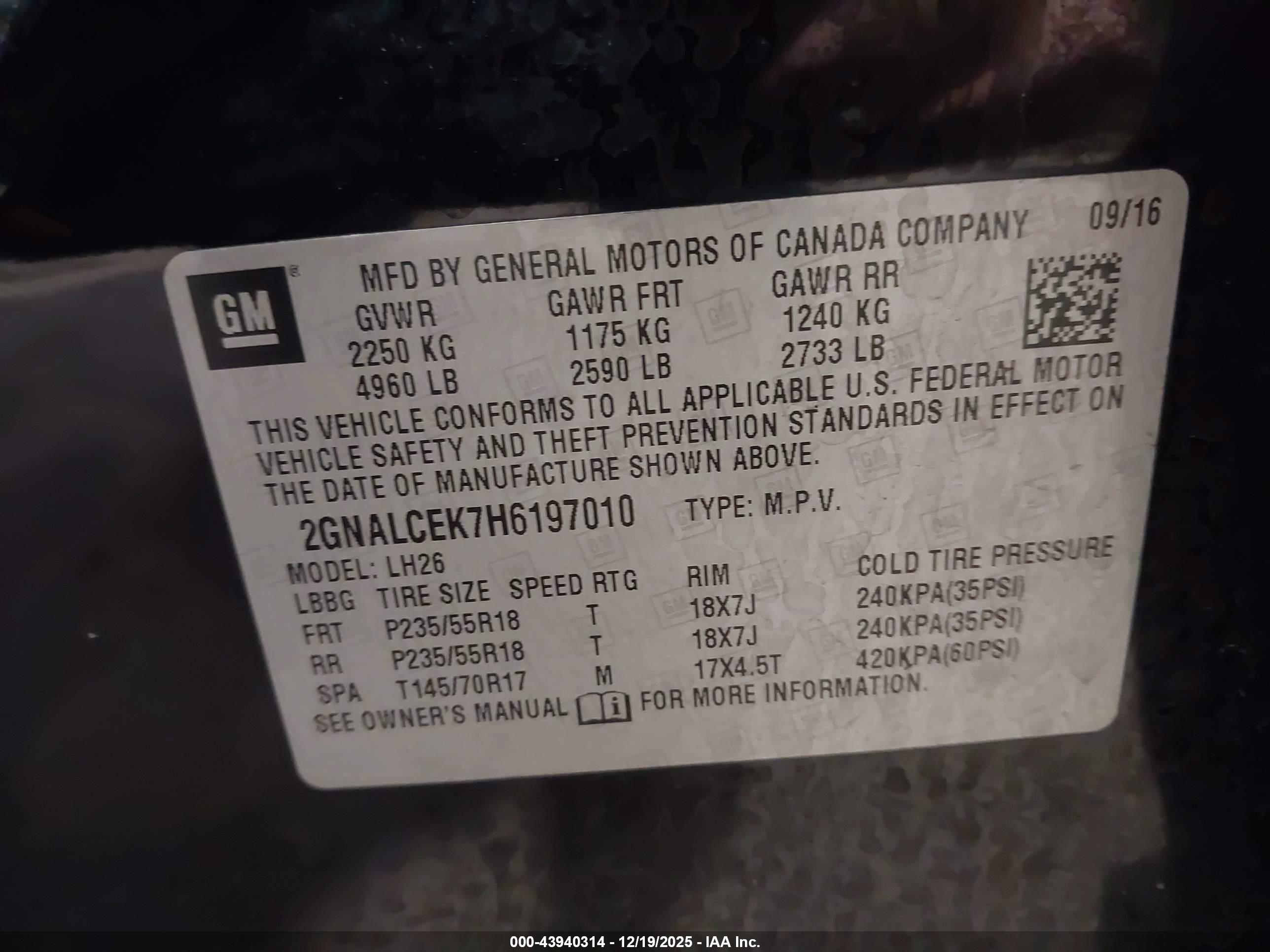 CHEVROLET EQUINOX image 9