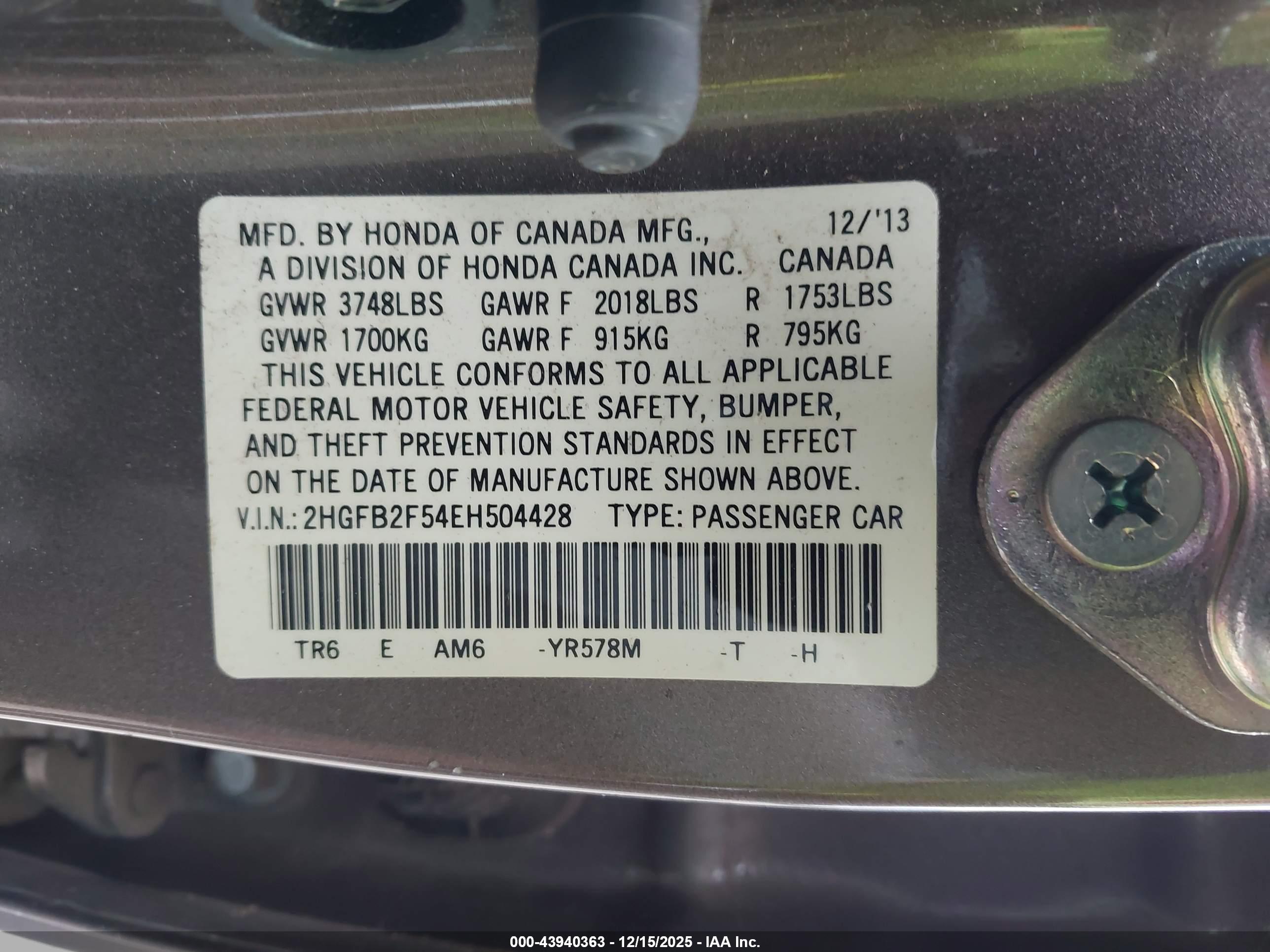 HONDA CIVIC image 9