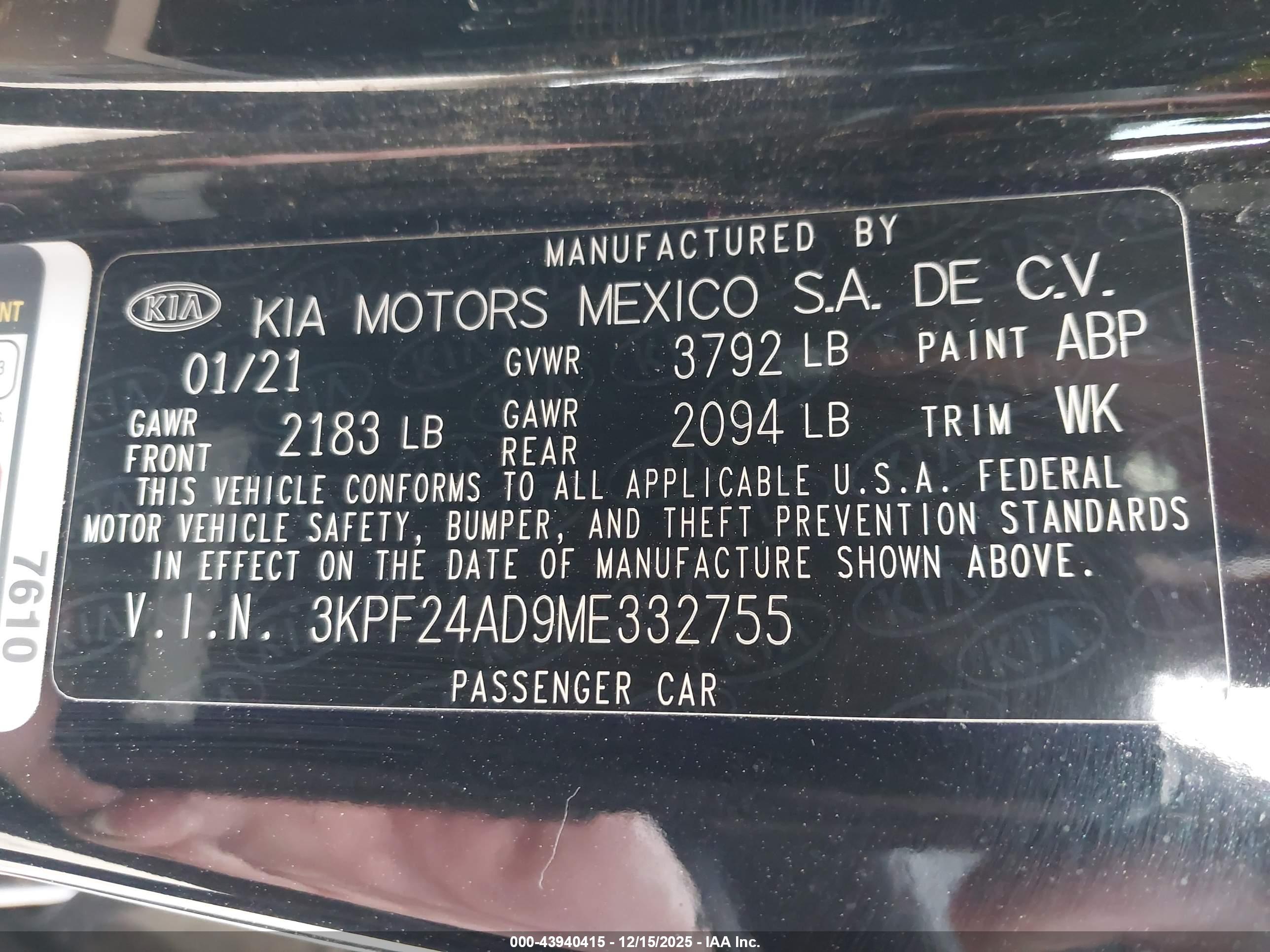 KIA FORTE image 9