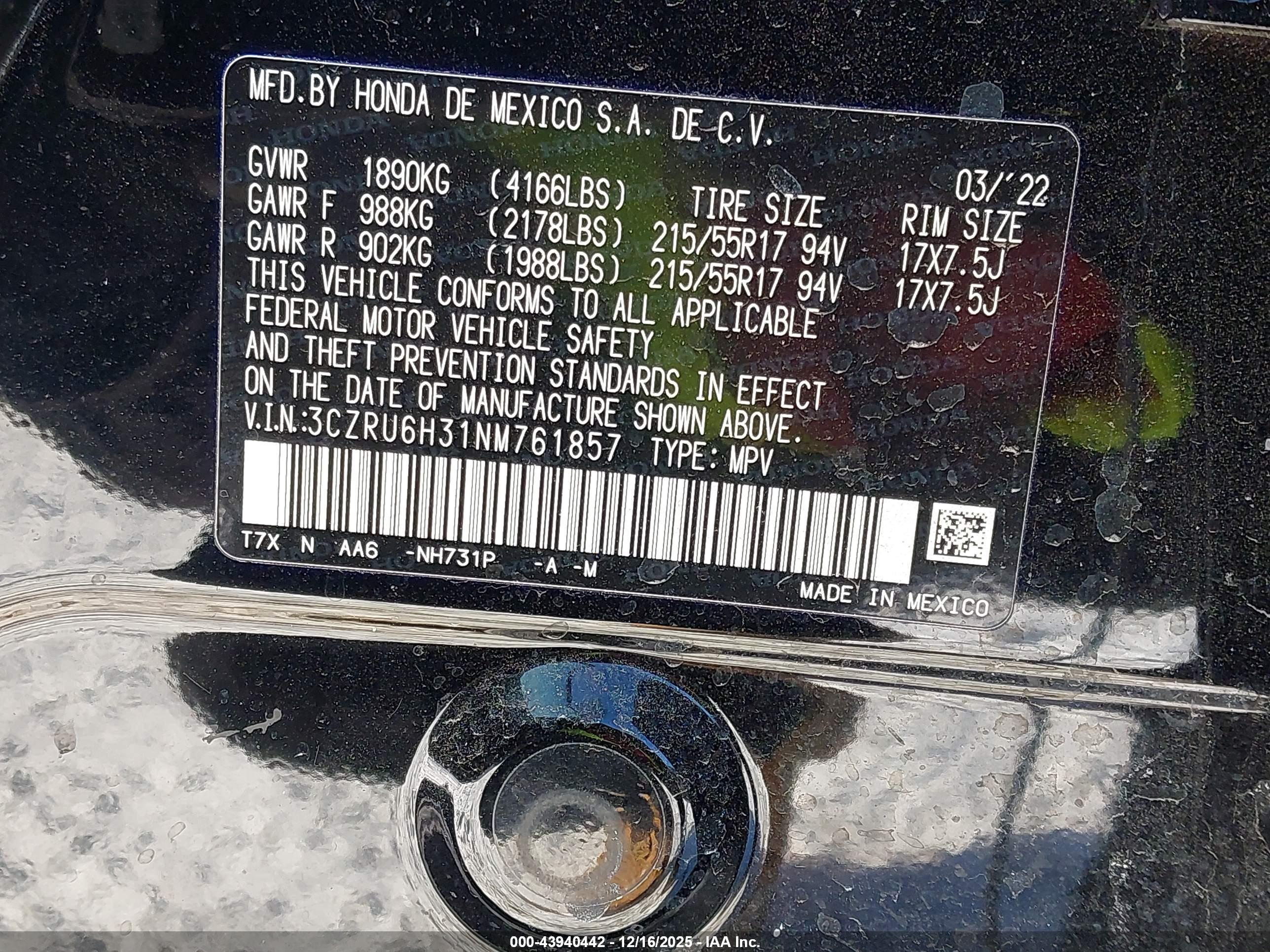 HONDA HR-V image 9